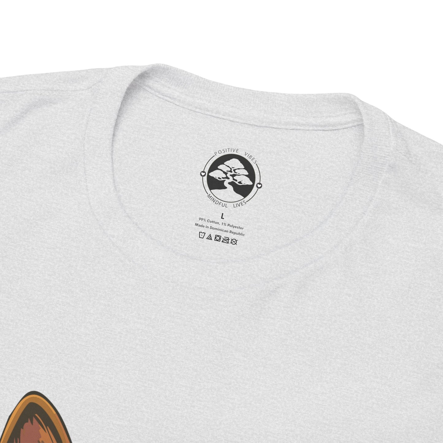 Camiseta unisex de algodón grueso con diseño de pastor alemán: valiente, fiel y eterno.
