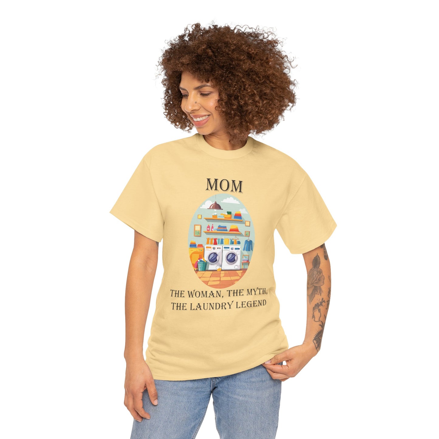 Mom Laundry Legend Unisex Heavy Cotton Tee