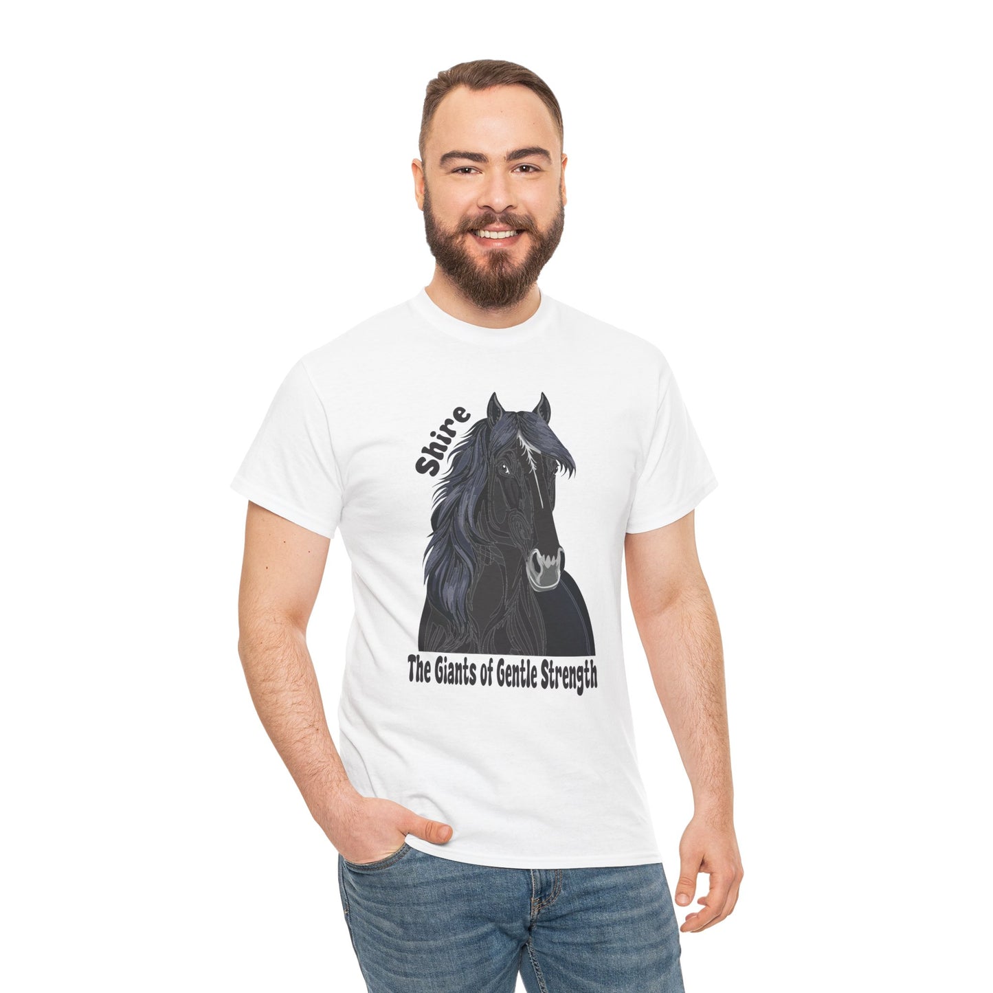 Shire Horse Unisex Heavy Cotton Tee