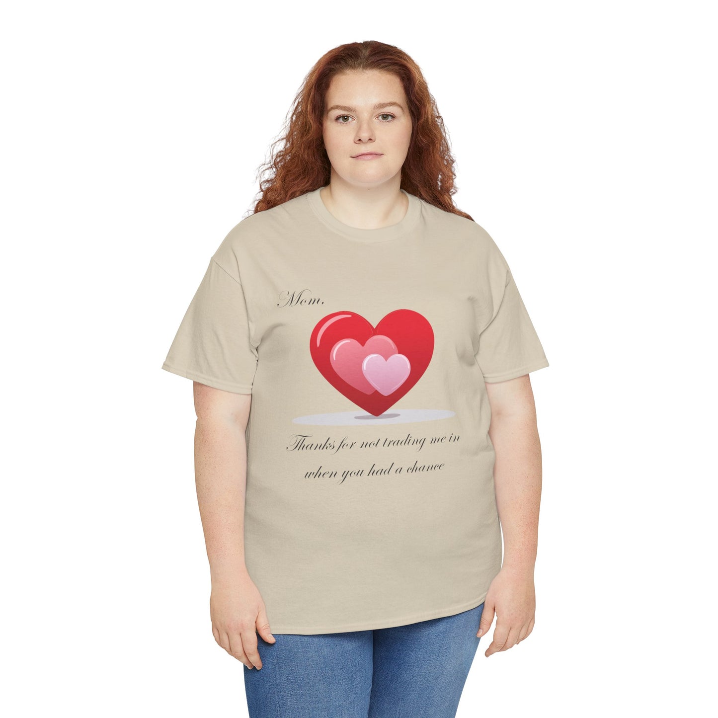 Mom Appreciation Unisex Heavy Cotton Tee - Heart Design