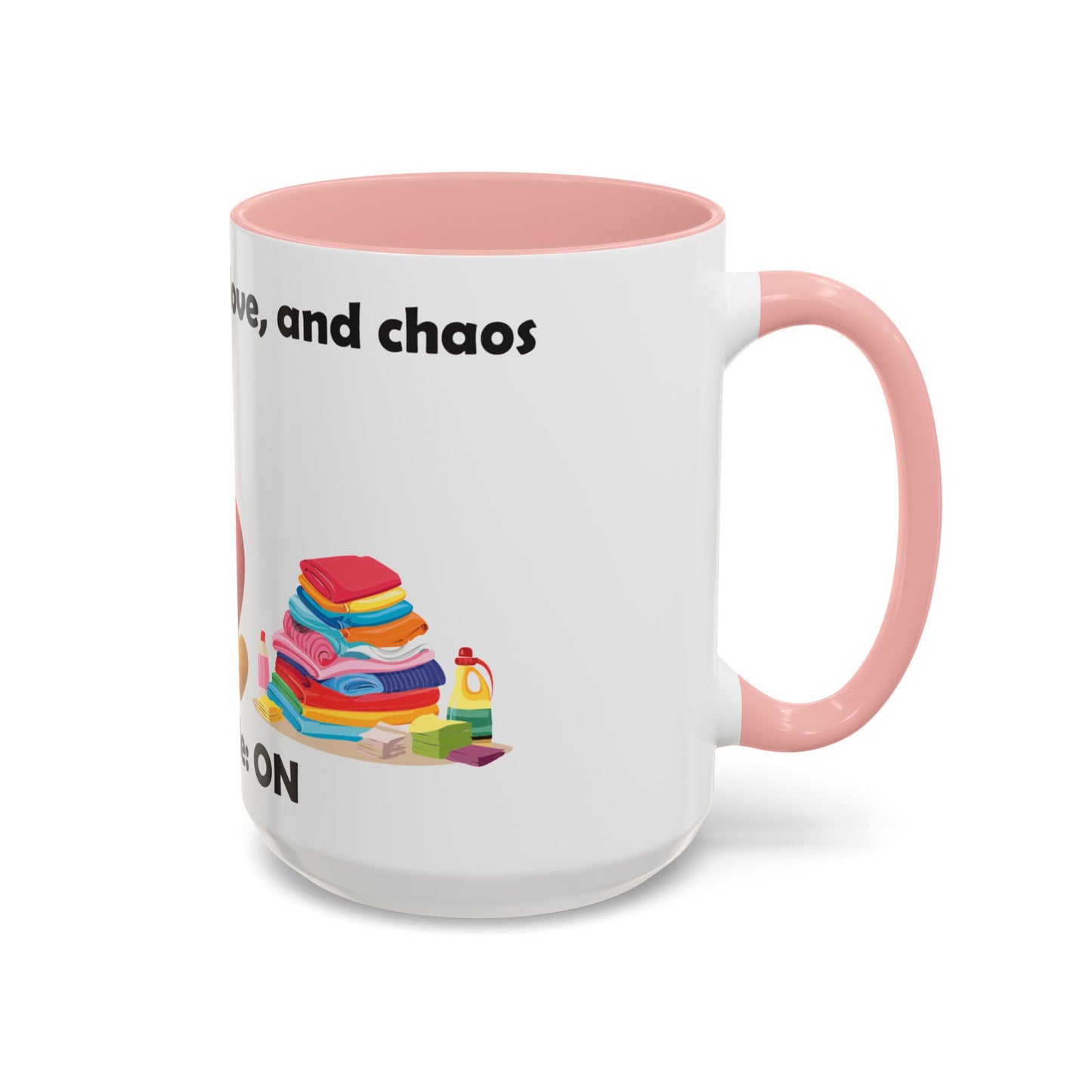 Mom Life Coffee Mug - 'Fueled by Coffee, Love & Chaos' - Perfect Gift for Moms