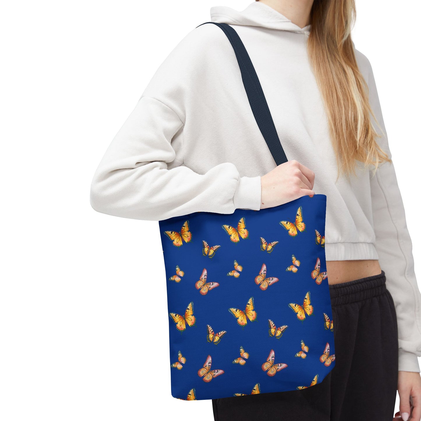 Colorful Butterfly Print Tote Bag - Stylish & Functional