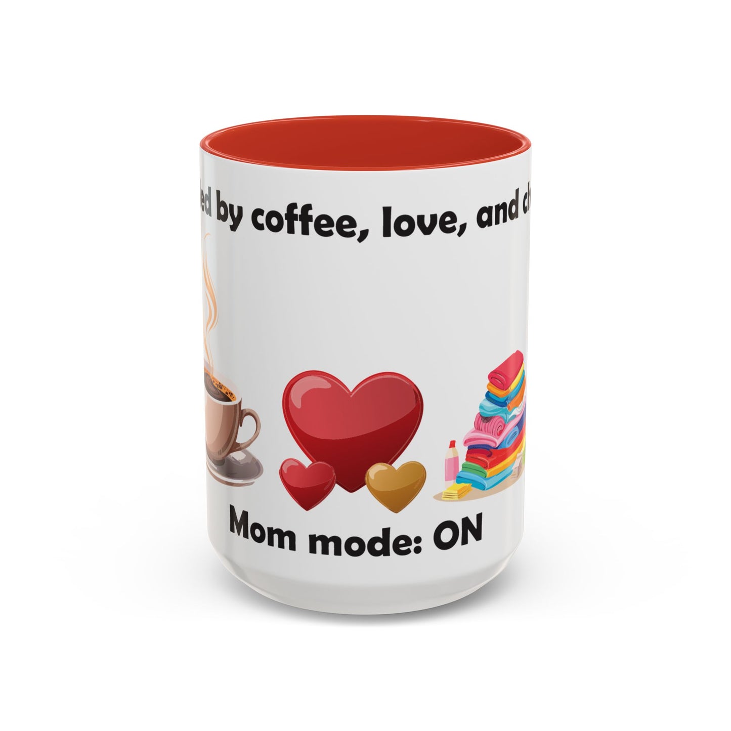 Mom Life Coffee Mug - 'Fueled by Coffee, Love & Chaos' - Perfect Gift for Moms