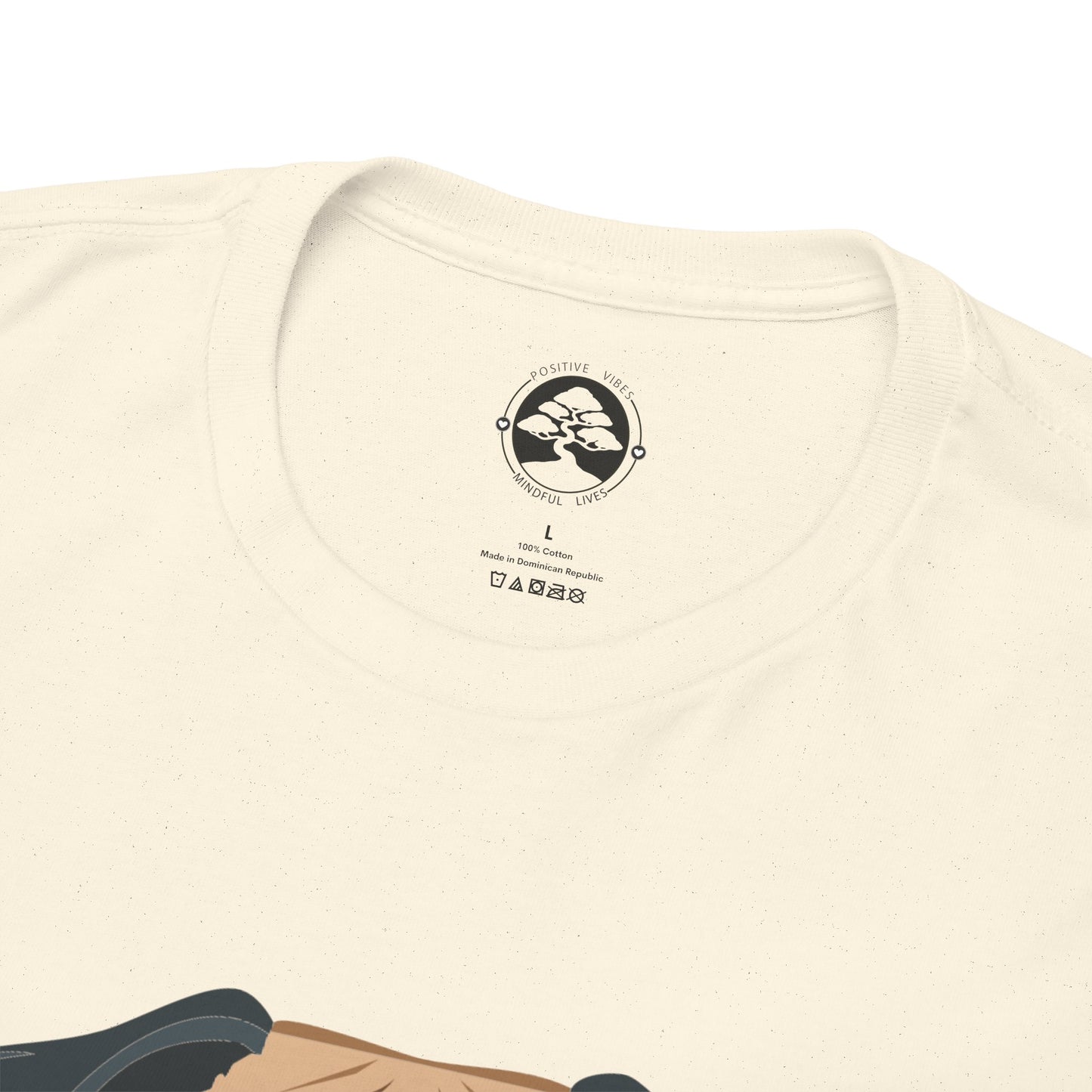 Pug - Camiseta unisex de algodón grueso "La vida de Pug me eligió"
