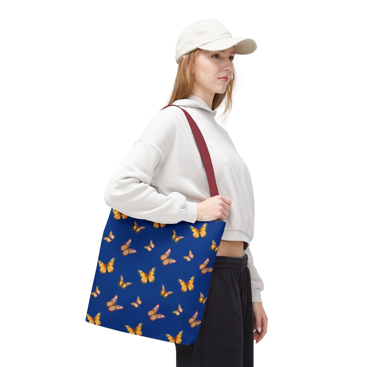 Colorful Butterfly Print Tote Bag - Stylish & Functional