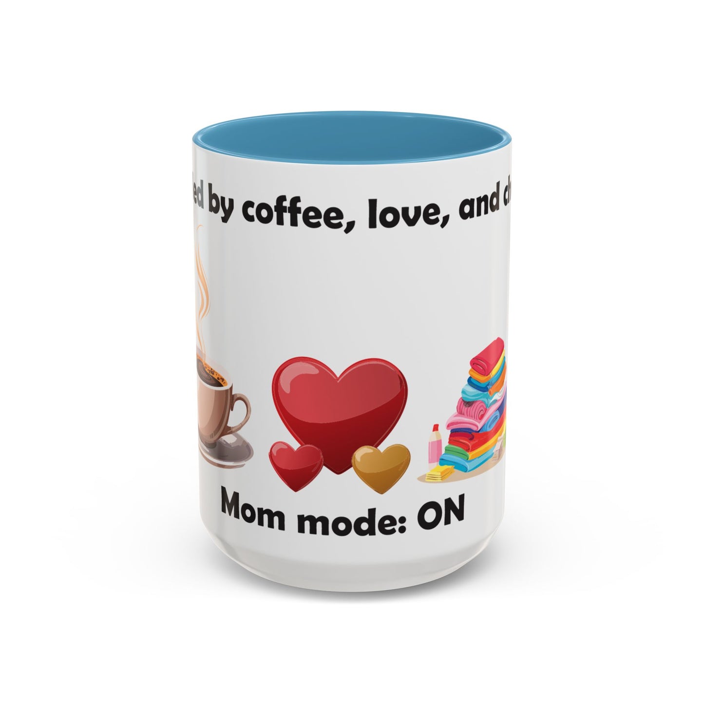 Mom Life Coffee Mug - 'Fueled by Coffee, Love & Chaos' - Perfect Gift for Moms