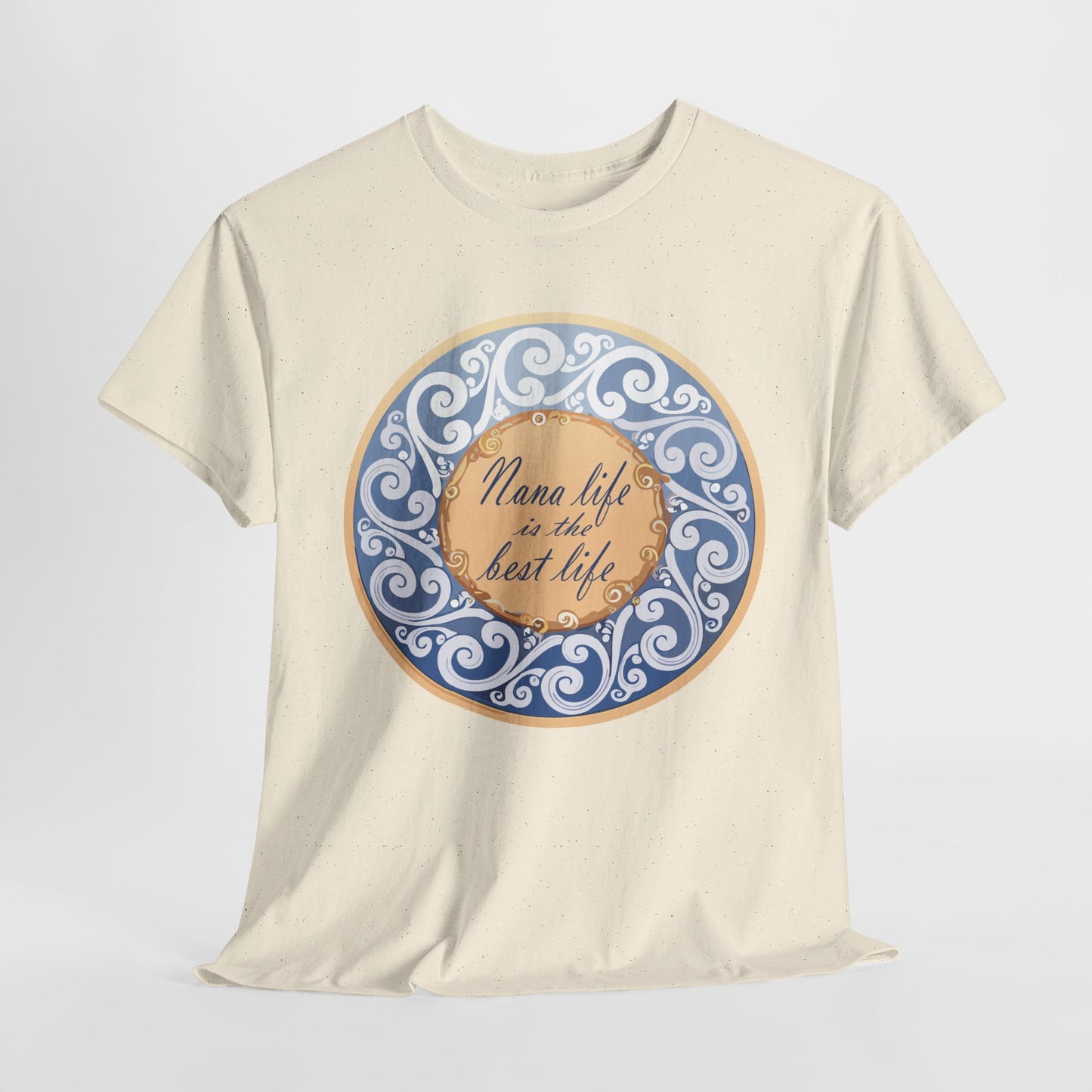 Motivational Unisex Heavy Cotton Tee - "Nana Life is the Best Life"