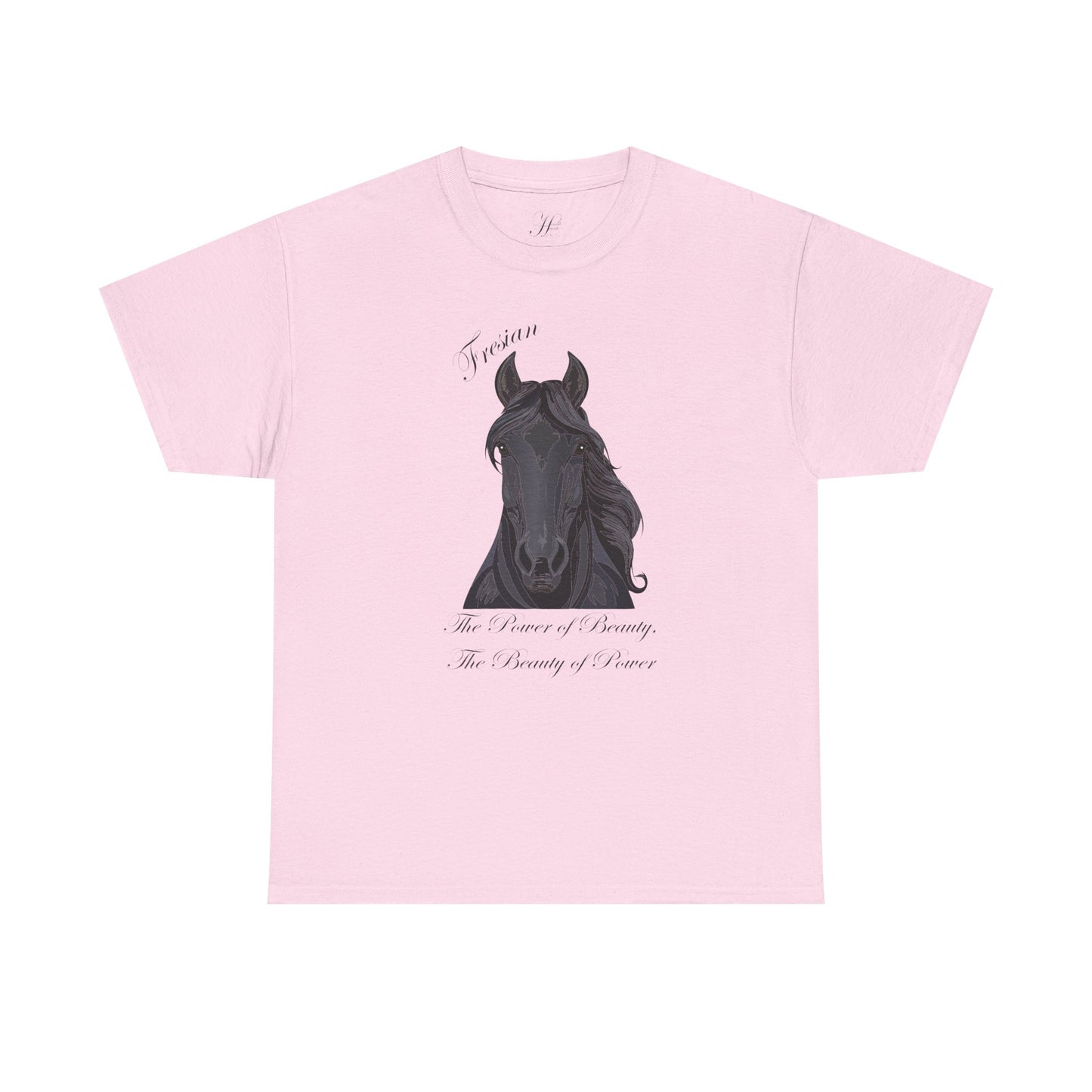 Fresian Horse Tee - Unisex Heavy Cotton T-Shirt