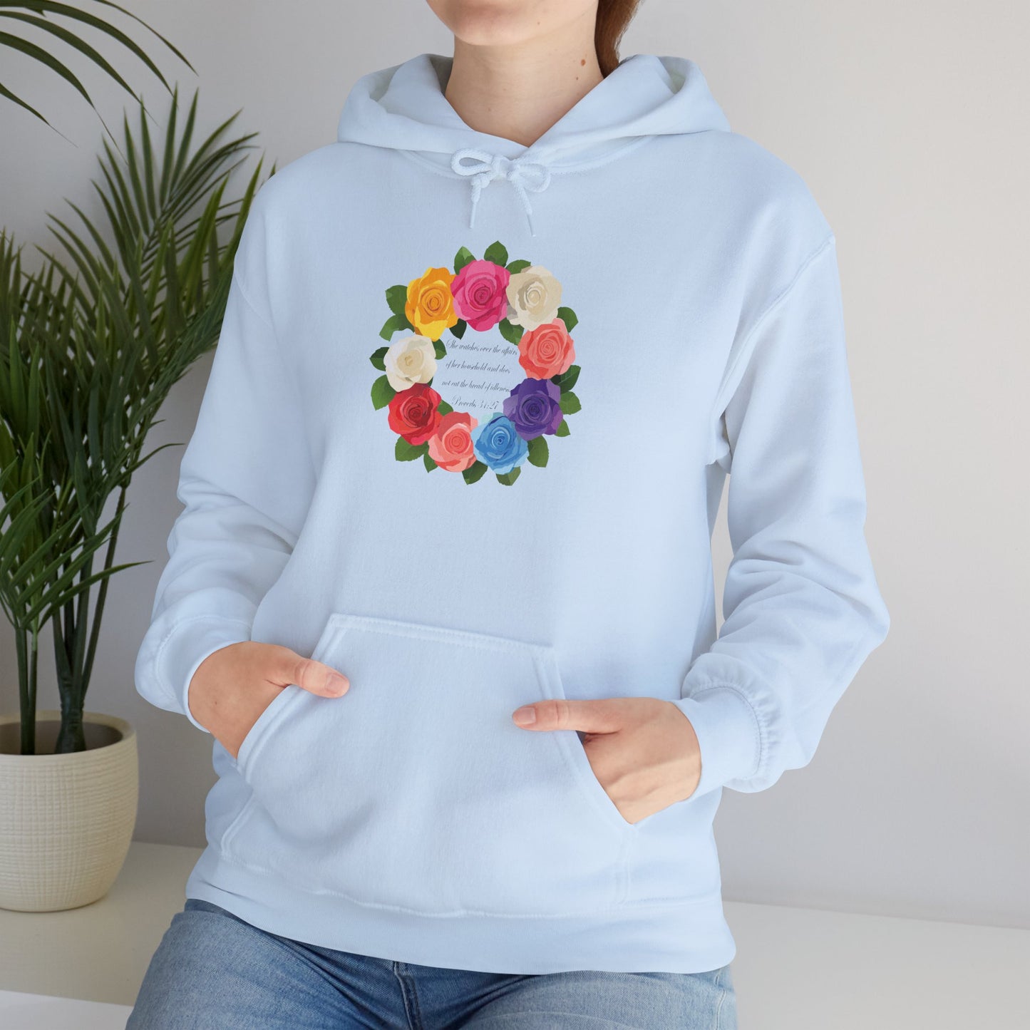 Floral Wreath for Mother Unisex Hoodie - Cozy & Stylish Sweatshirt for All Occasions