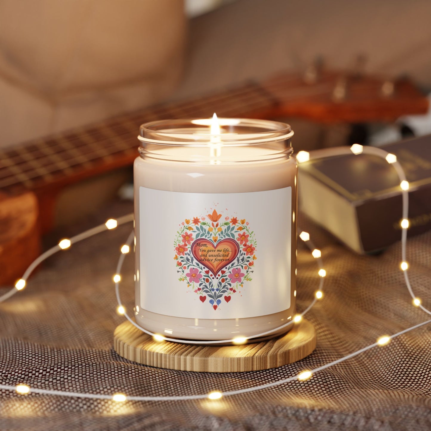 Fun Scented Soy Candle for Mom - 9oz - Perfect for Gifting and Home Ambiance