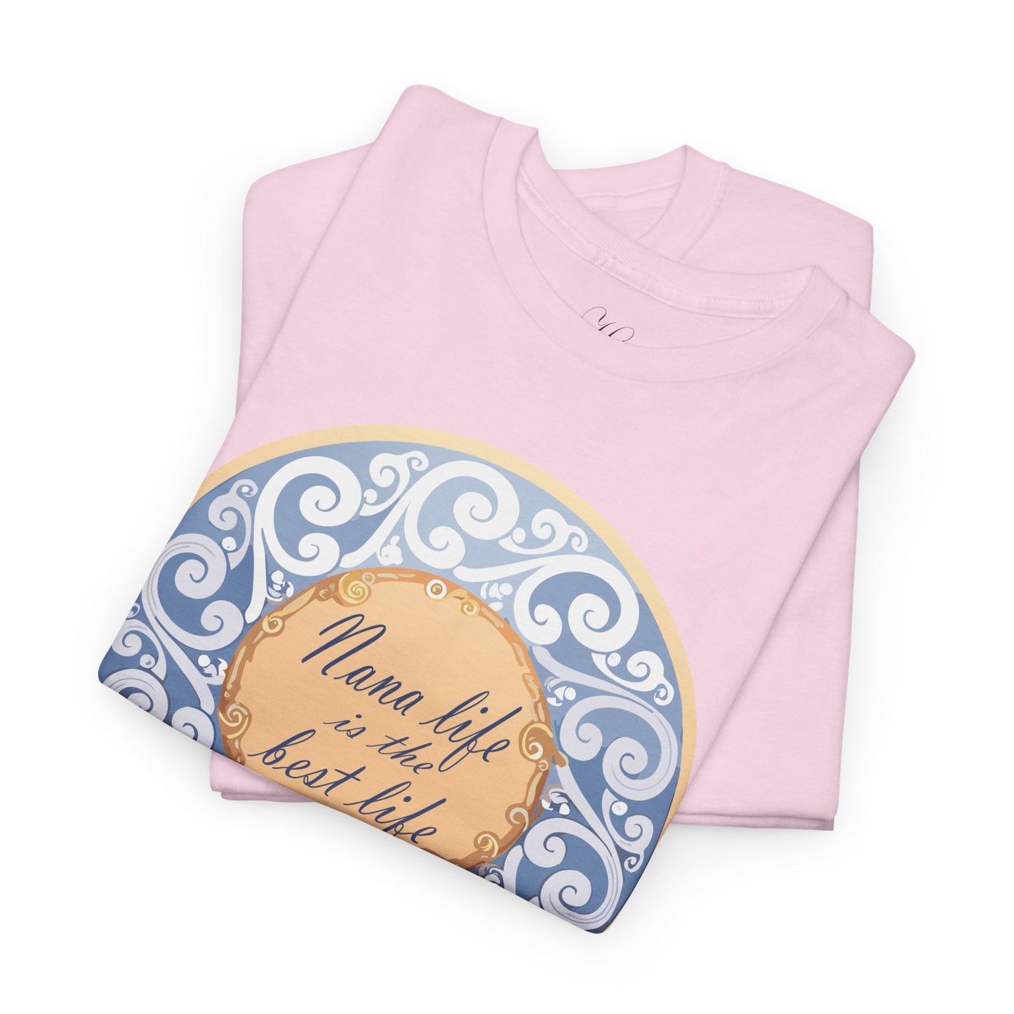 Motivational Unisex Heavy Cotton Tee - "Nana Life is the Best Life"