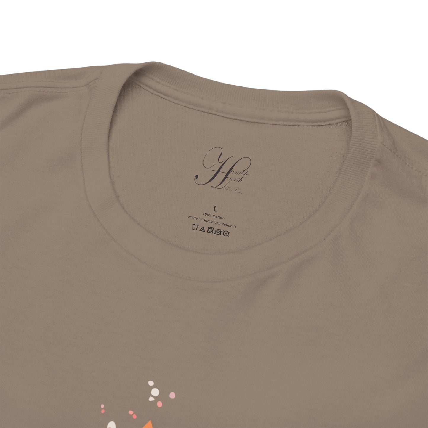 Floral Heart Quote for Mom Unisex Heavy Cotton Tee - Celebrate Love and Life
