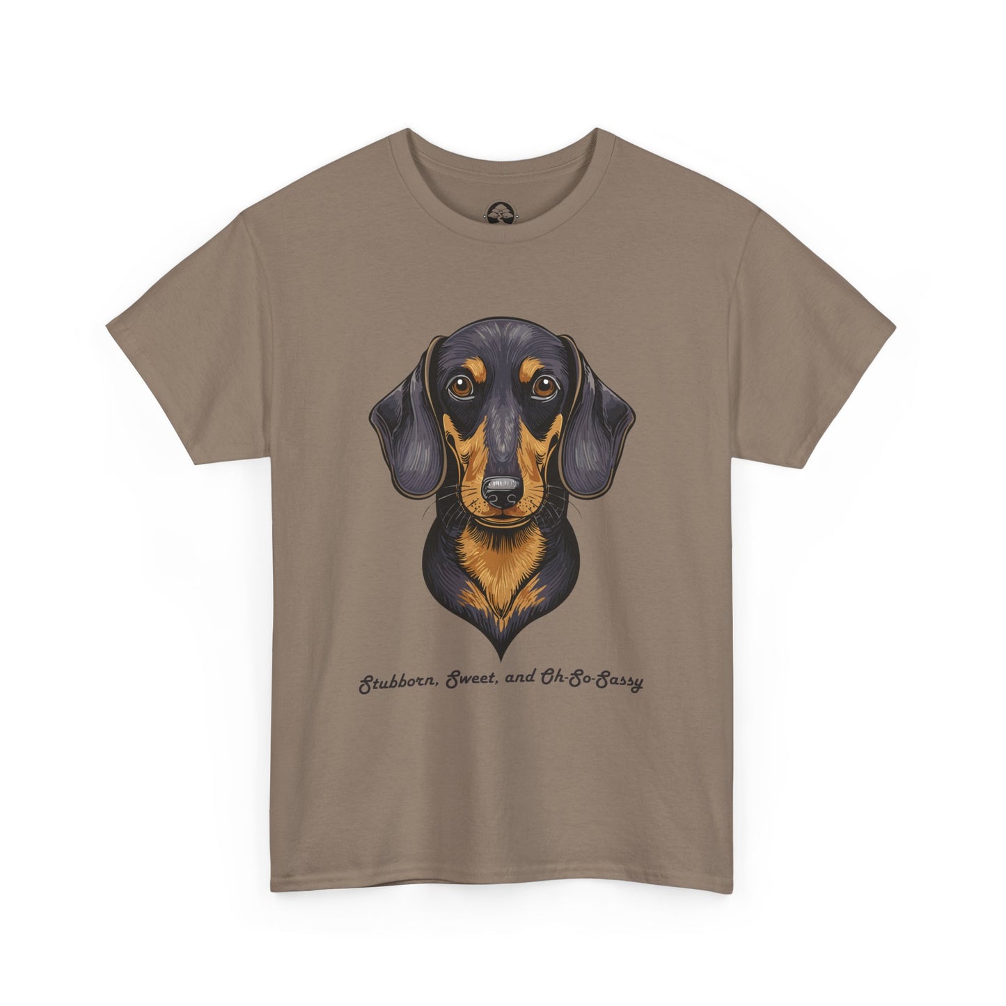 Camiseta unisex de algodón grueso para amantes de los perros salchicha: divertida y cómoda camiseta para mascotas