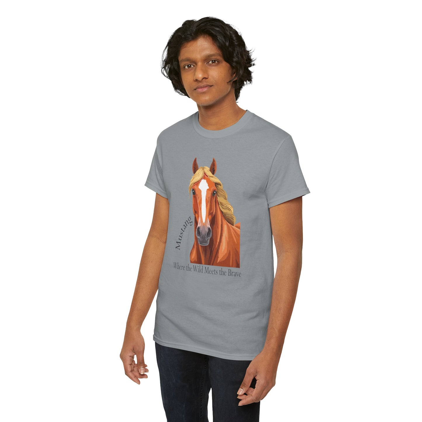 Mustang Unisex Heavy Cotton Tee
