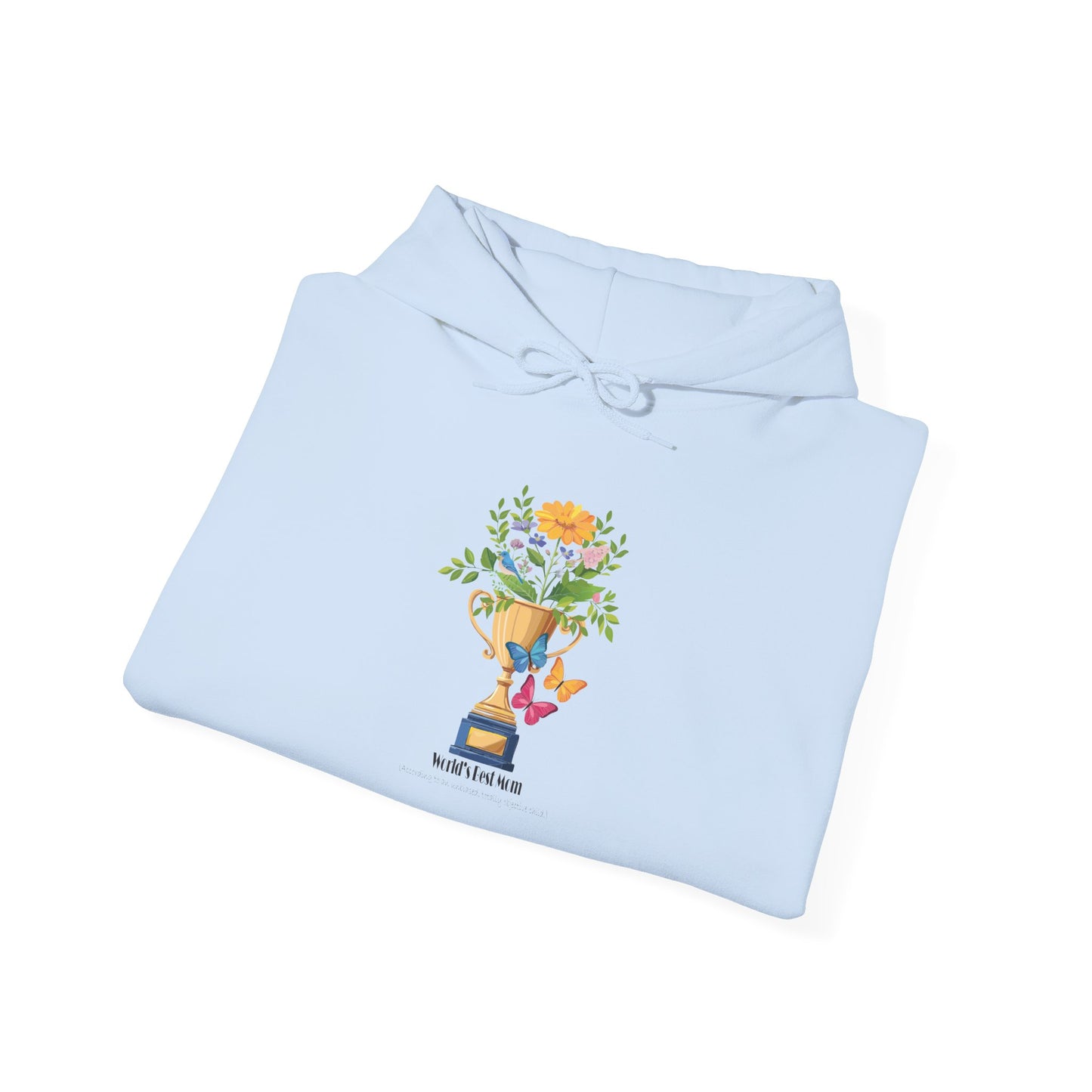Floral Trophy Hoodie for Mom – Celebrate Achievements in Style