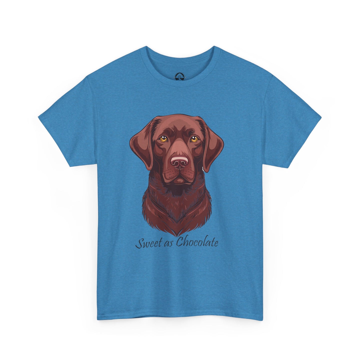 Labrador Chocolate - Camiseta unisex de algodón grueso con el dulce sabor del perro chocolate