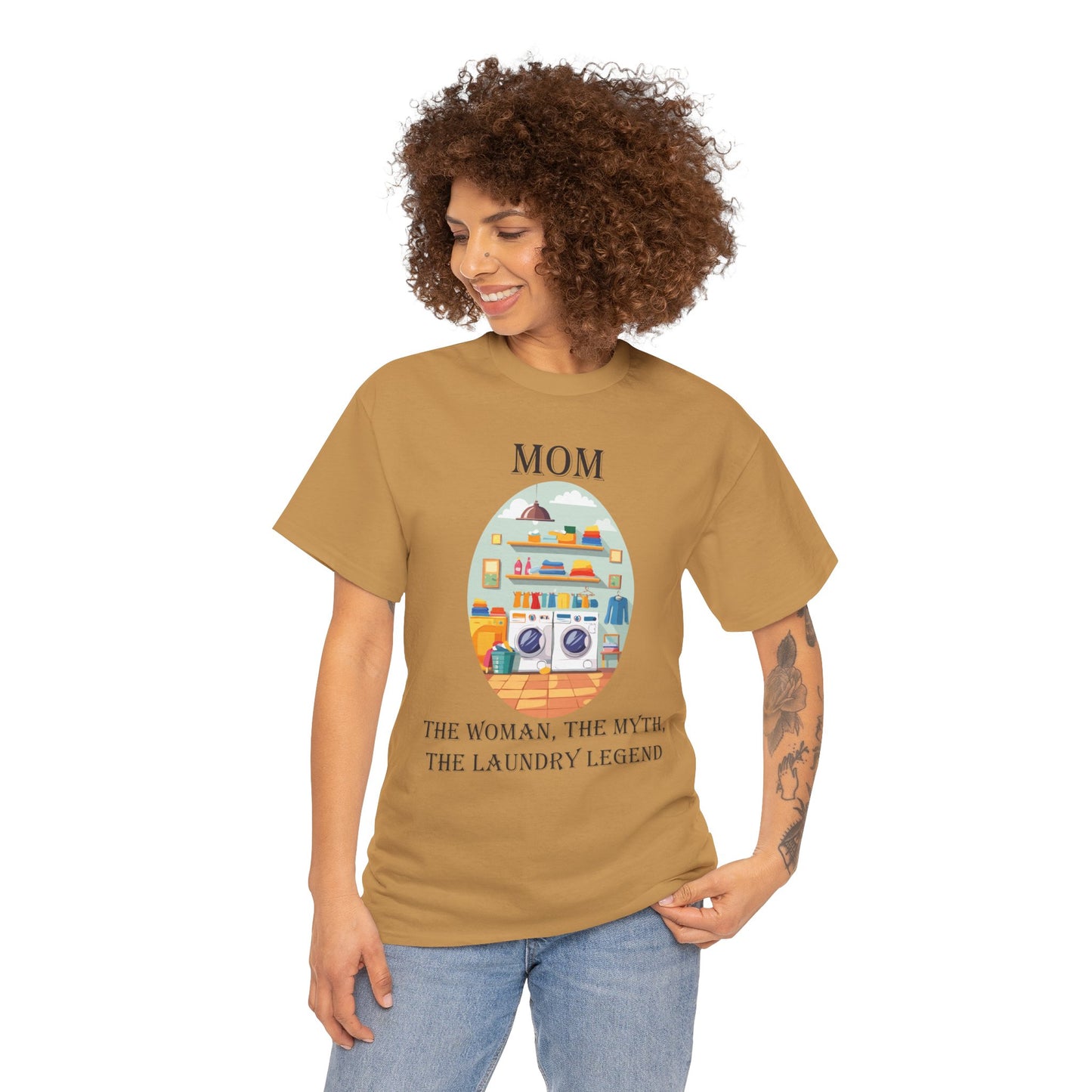 Mom Laundry Legend Unisex Heavy Cotton Tee