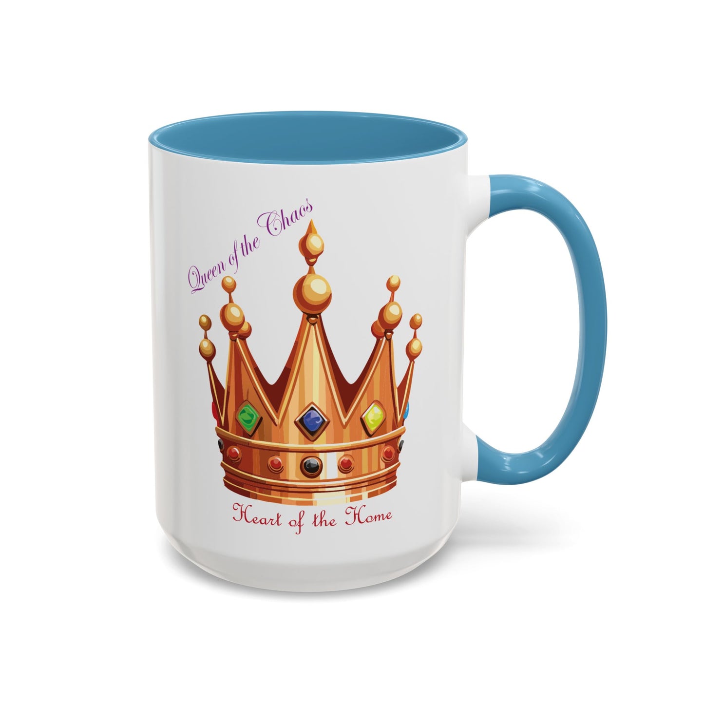Queen of the Chaos Accent Coffee Mug - 11oz & 15oz - Perfect Gift for Home Decor