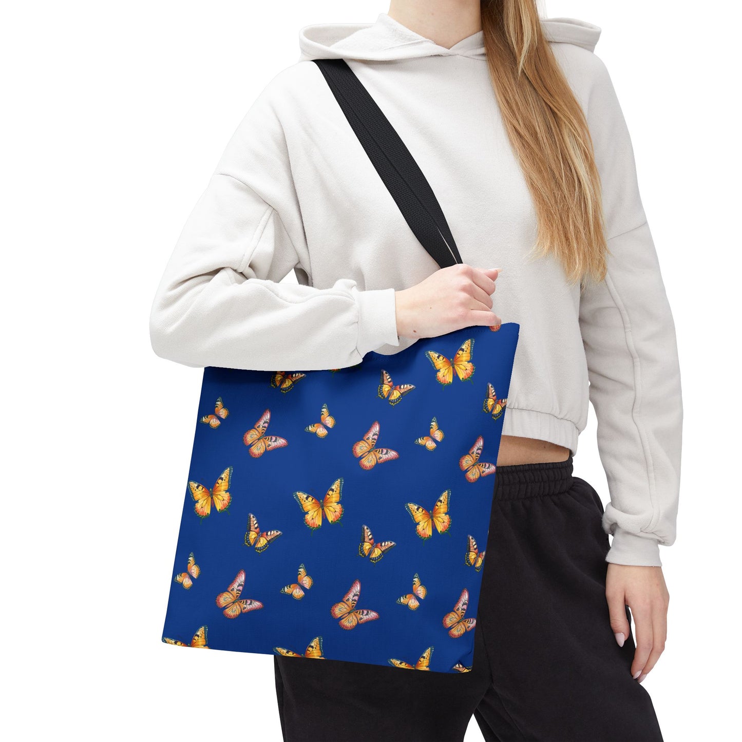 Colorful Butterfly Print Tote Bag - Stylish & Functional