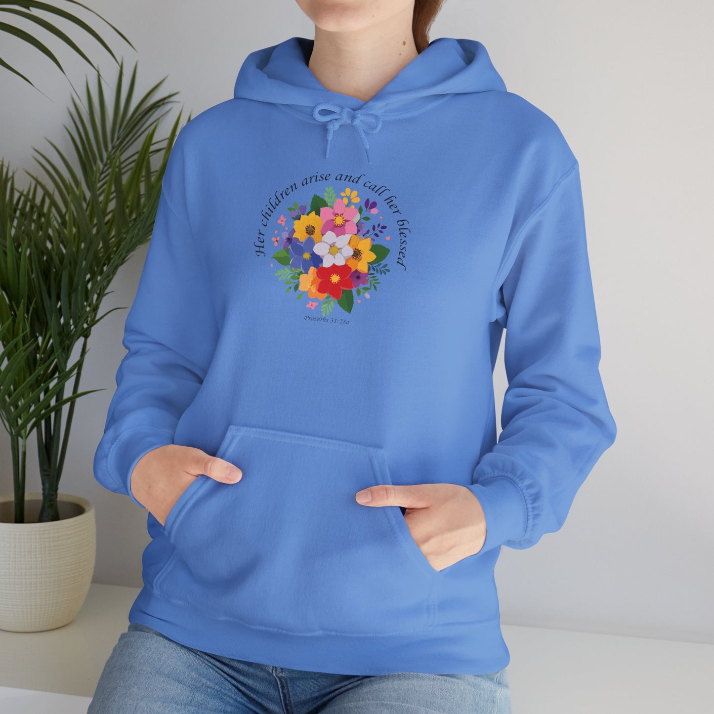 Floral Inspirational Hoodie for Mothers