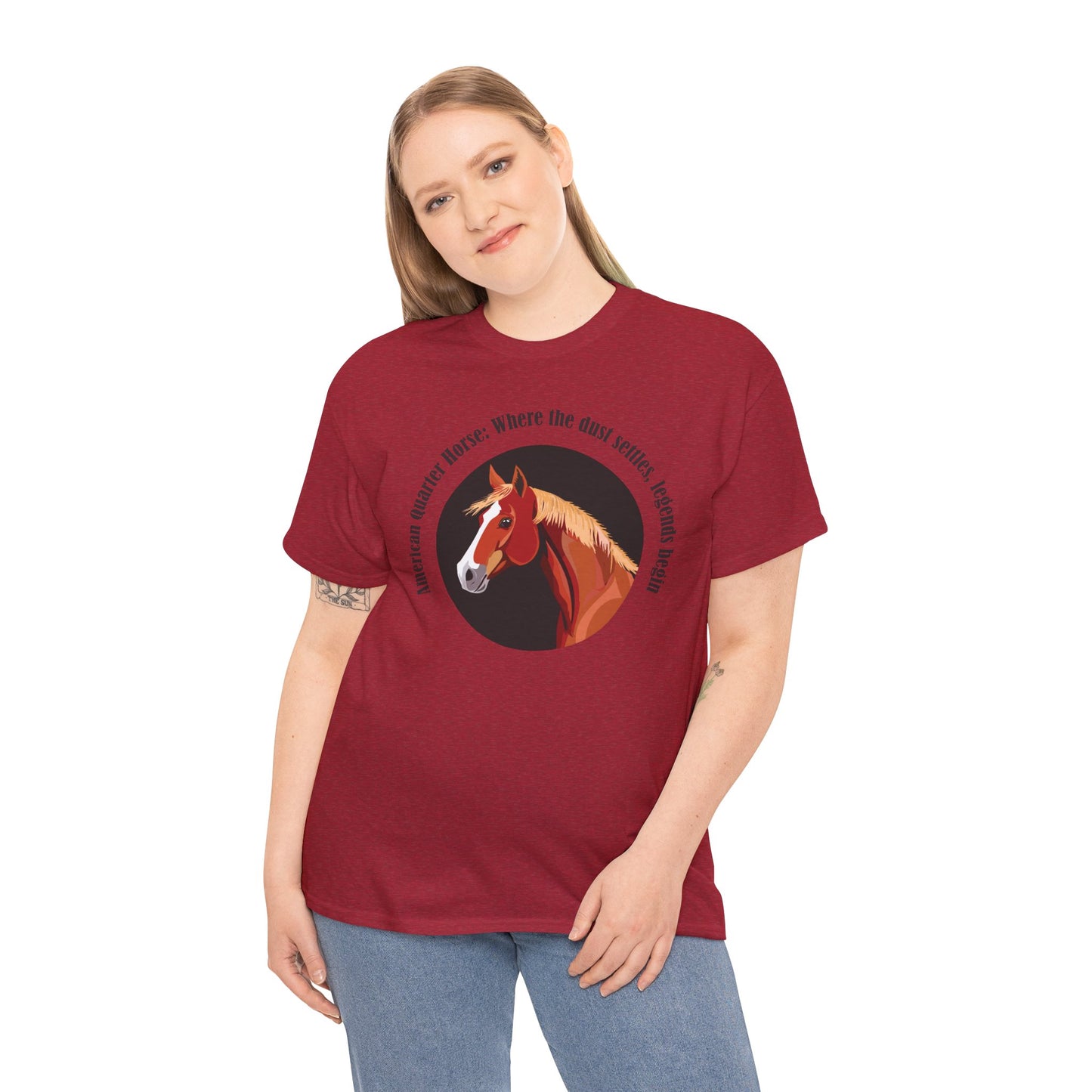American Quarter Horse Unisex Heavy Cotton Tee