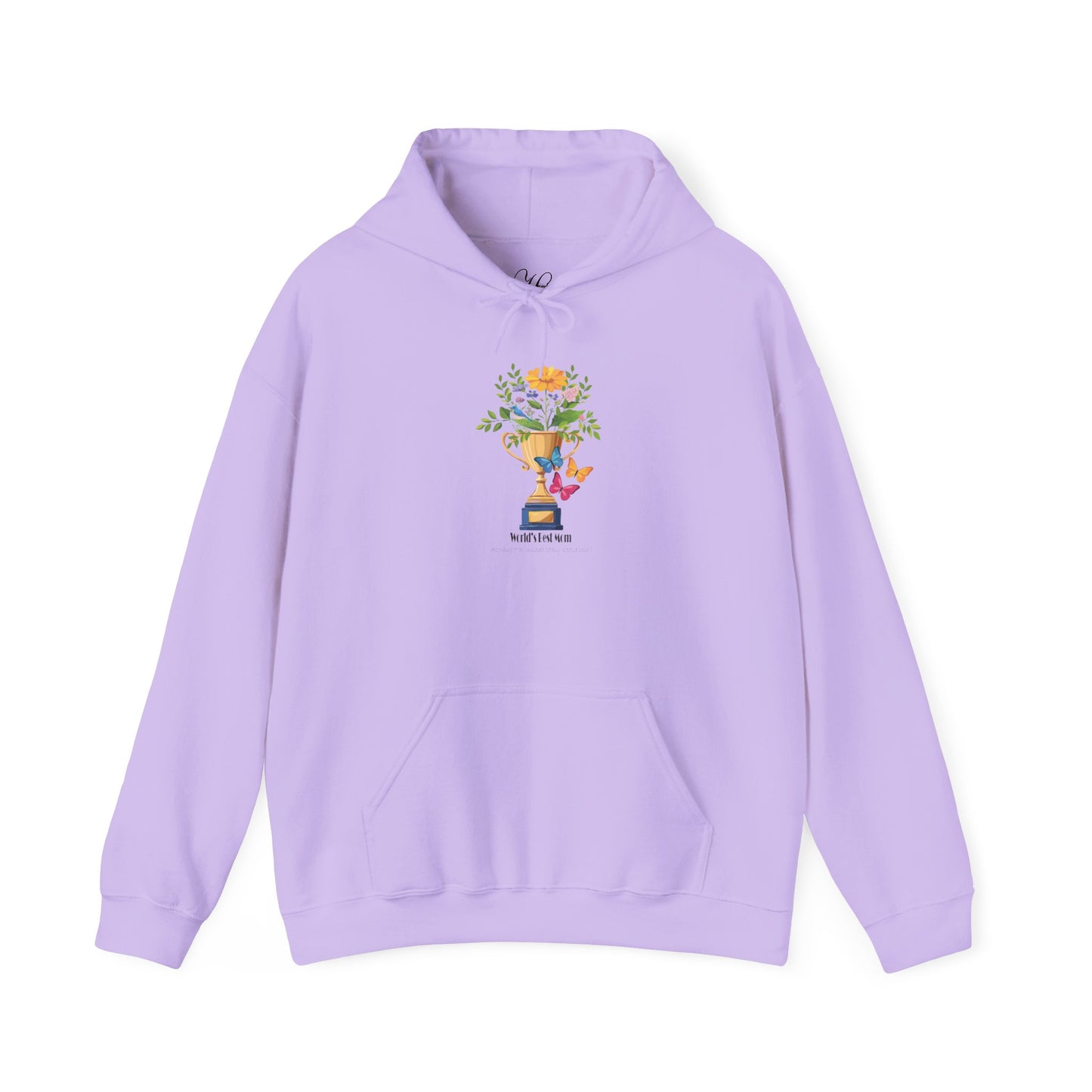Floral Trophy Hoodie for Mom – Celebrate Achievements in Style