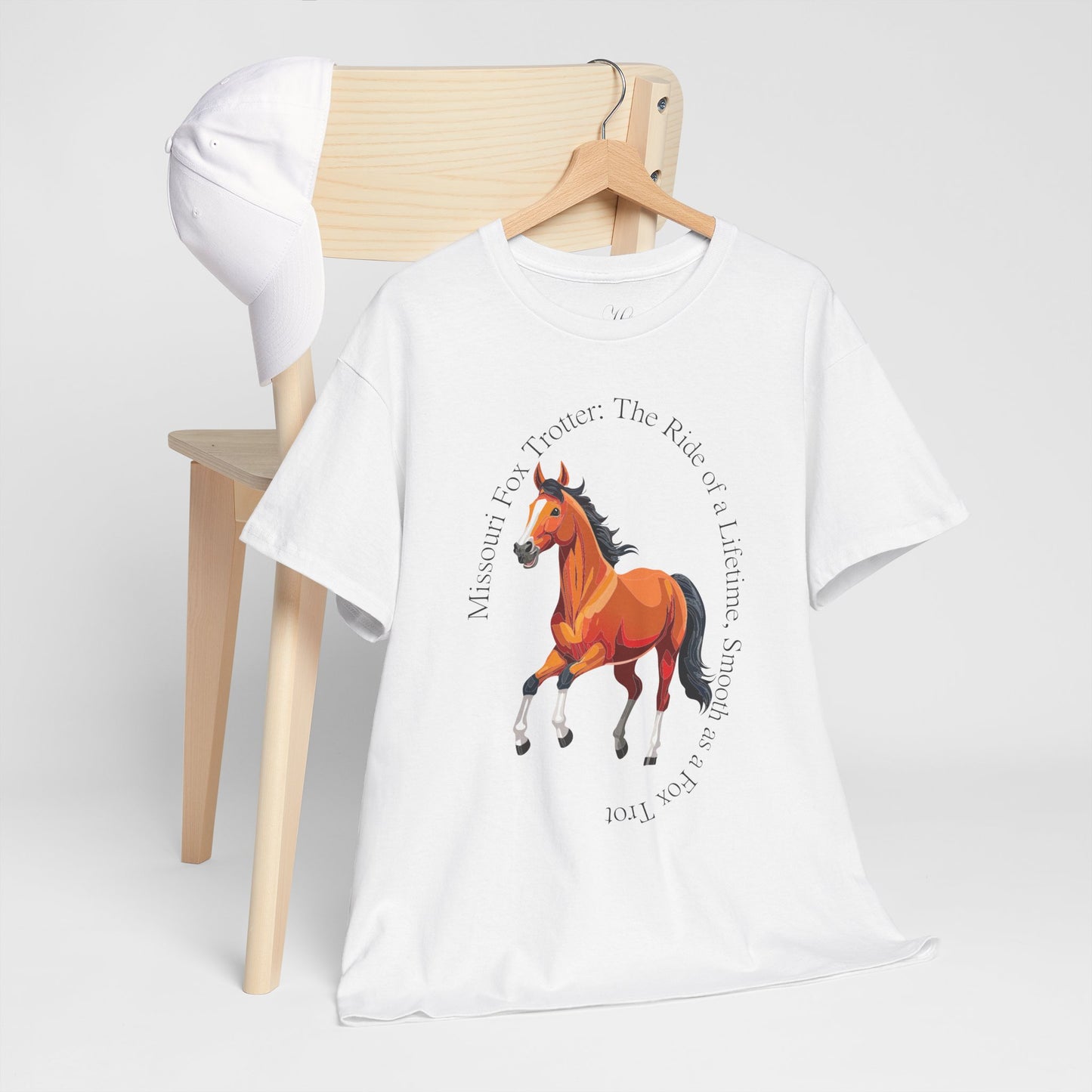 Missouri Fox Trotter: Unisex Heavy Cotton Horse Tee