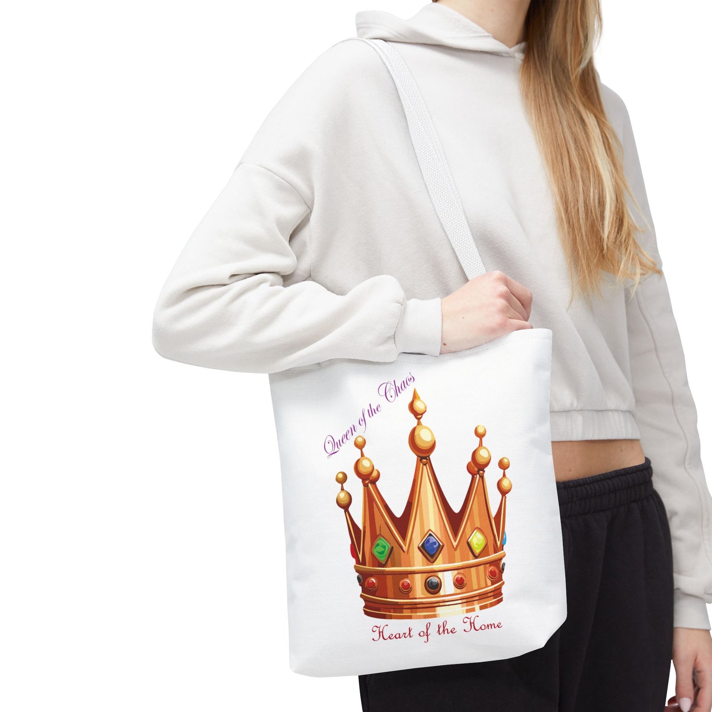 Queen of Chaos Tote Bag - Heart of the Home Style