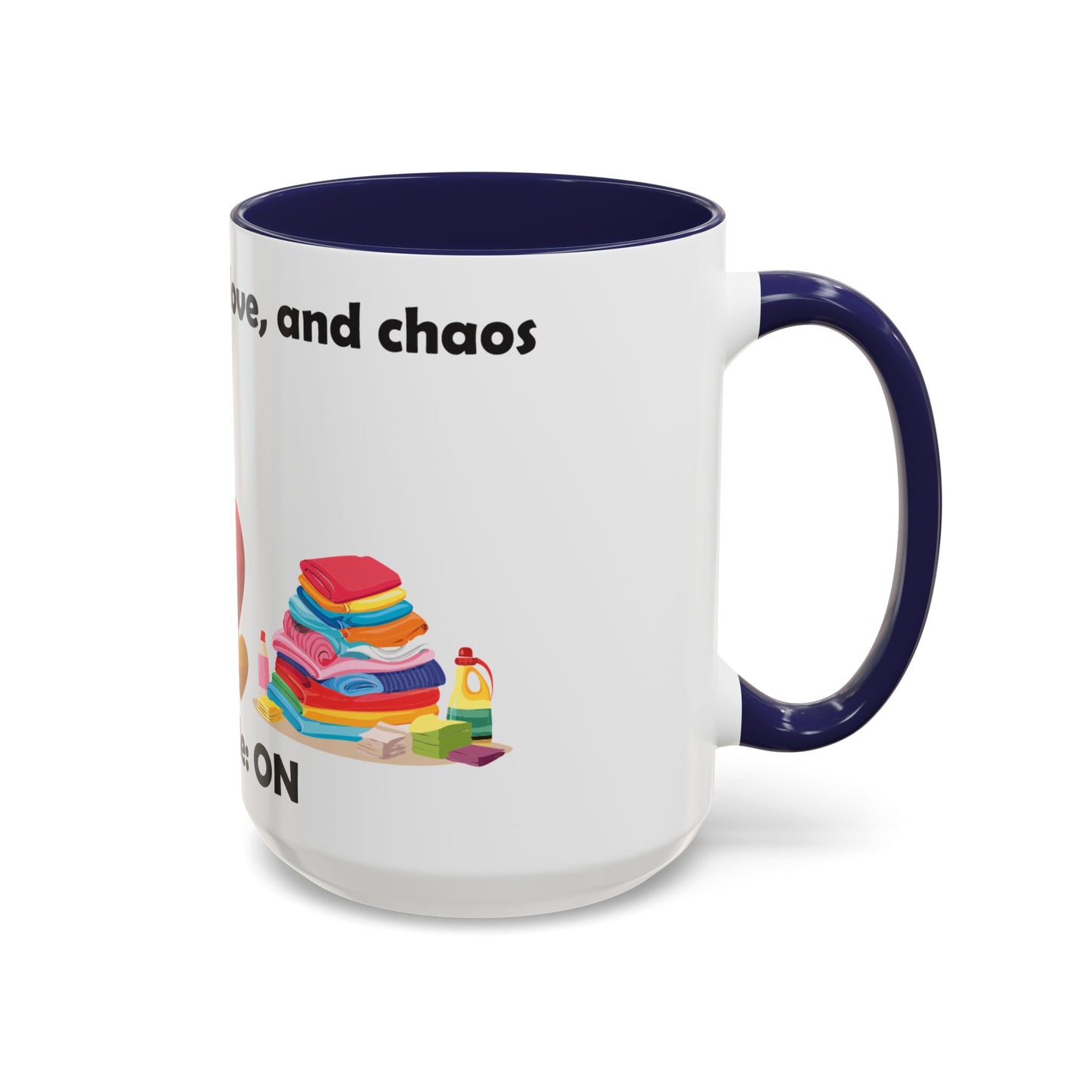 Mom Life Coffee Mug - 'Fueled by Coffee, Love & Chaos' - Perfect Gift for Moms
