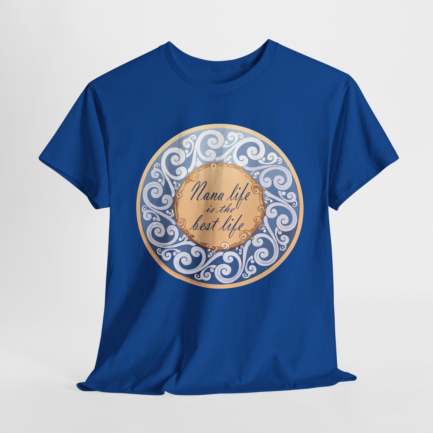 Motivational Unisex Heavy Cotton Tee - "Nana Life is the Best Life"