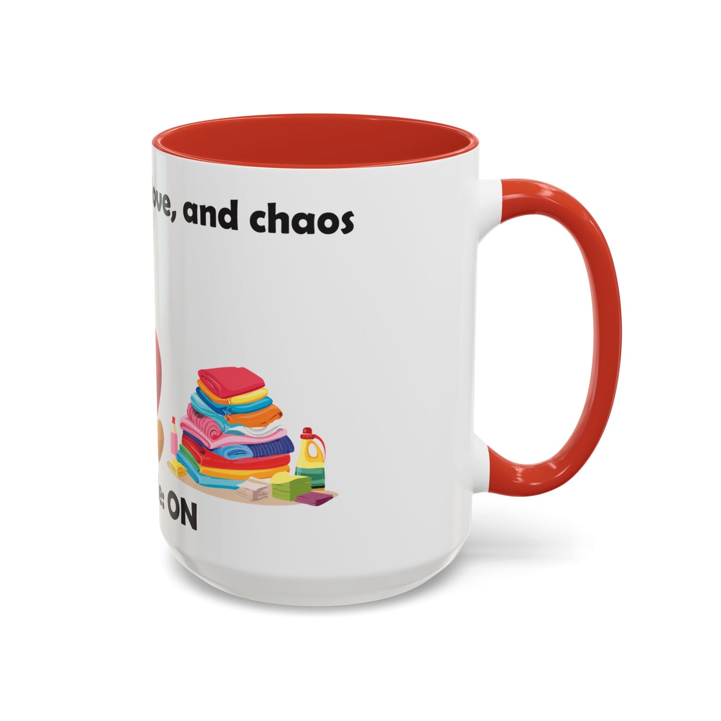 Mom Life Coffee Mug - 'Fueled by Coffee, Love & Chaos' - Perfect Gift for Moms