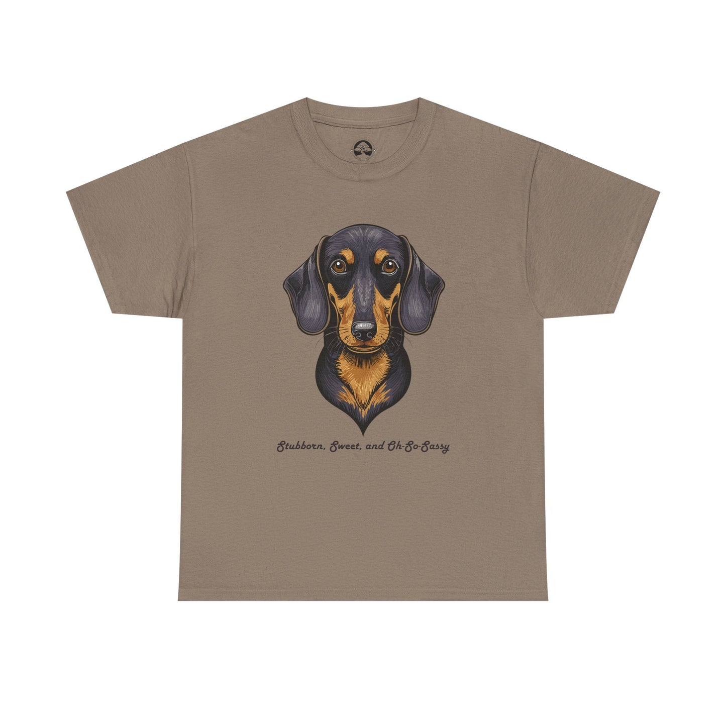 Camiseta unisex de algodón grueso para amantes de los perros salchicha: divertida y cómoda camiseta para mascotas
