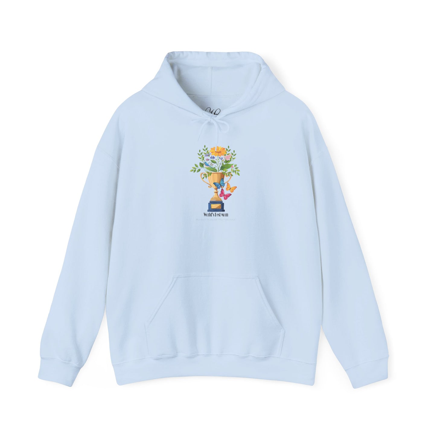 Floral Trophy Hoodie for Mom – Celebrate Achievements in Style
