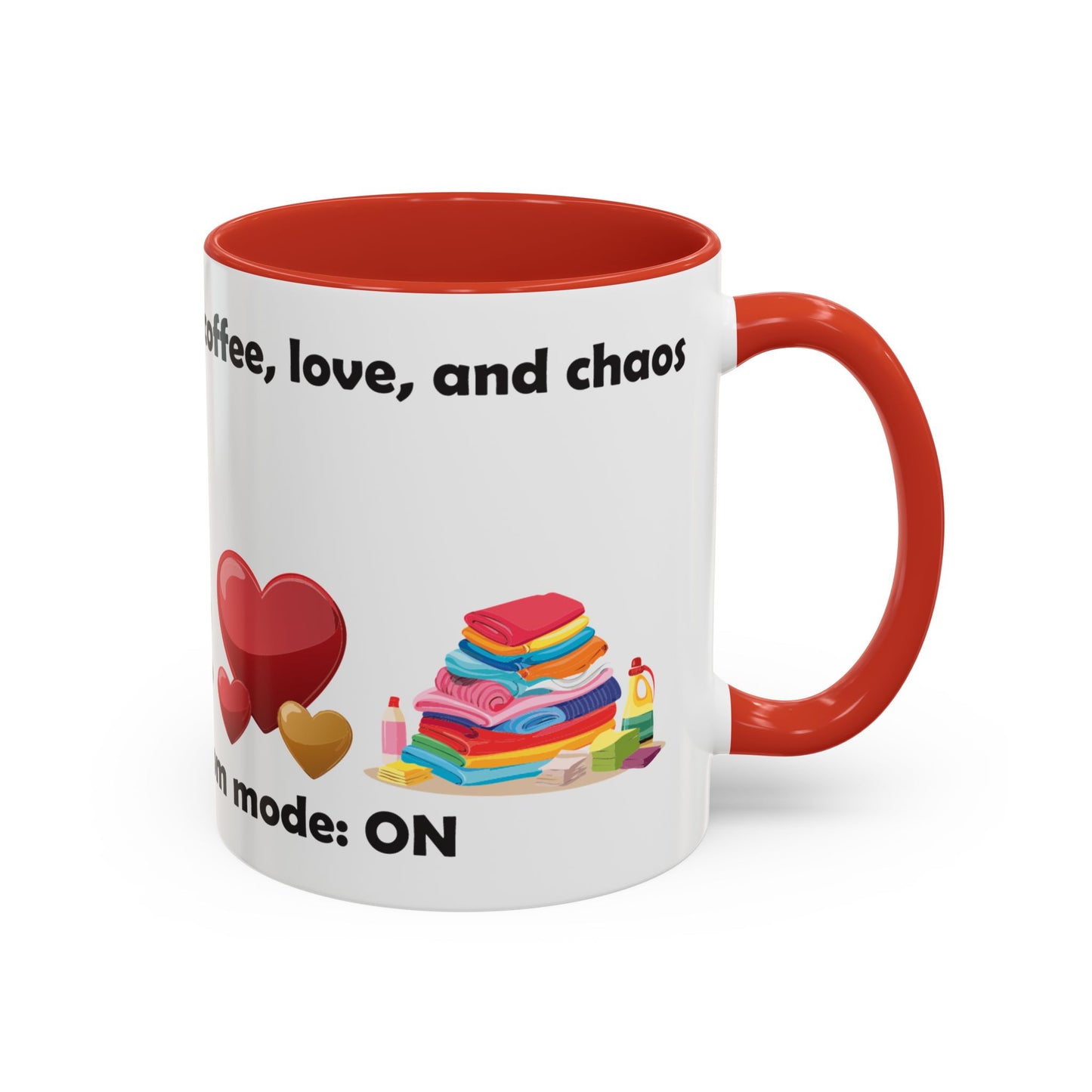 Mom Life Coffee Mug - 'Fueled by Coffee, Love & Chaos' - Perfect Gift for Moms