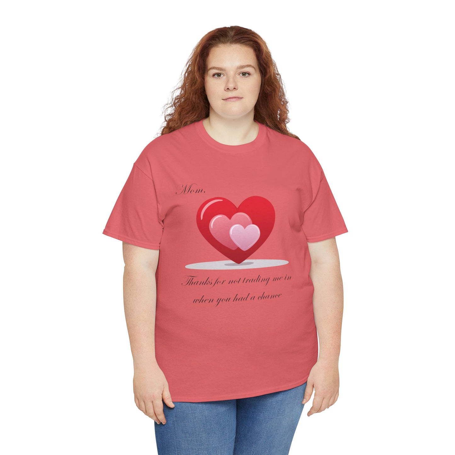 Mom Appreciation Unisex Heavy Cotton Tee - Heart Design