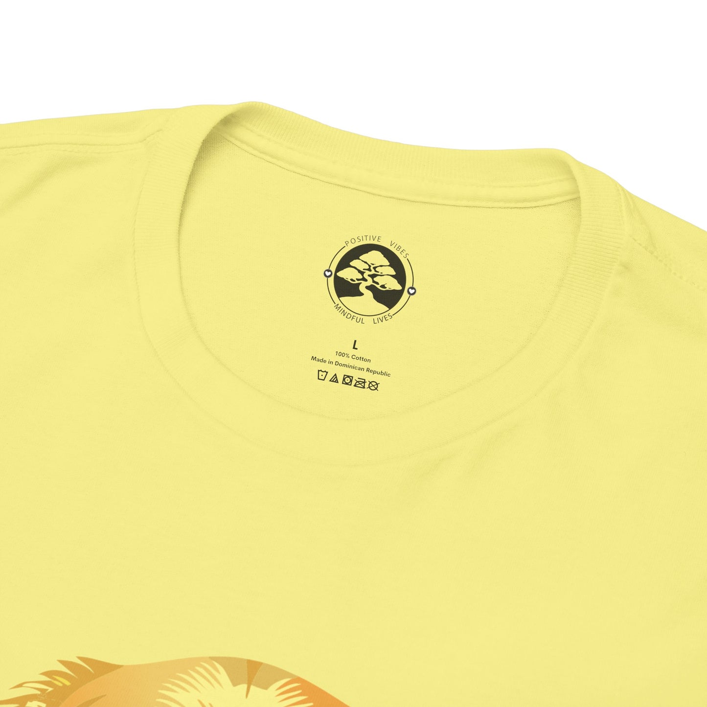 Golden Retriever - Camiseta unisex de algodón grueso con sol y sonrisas doradas