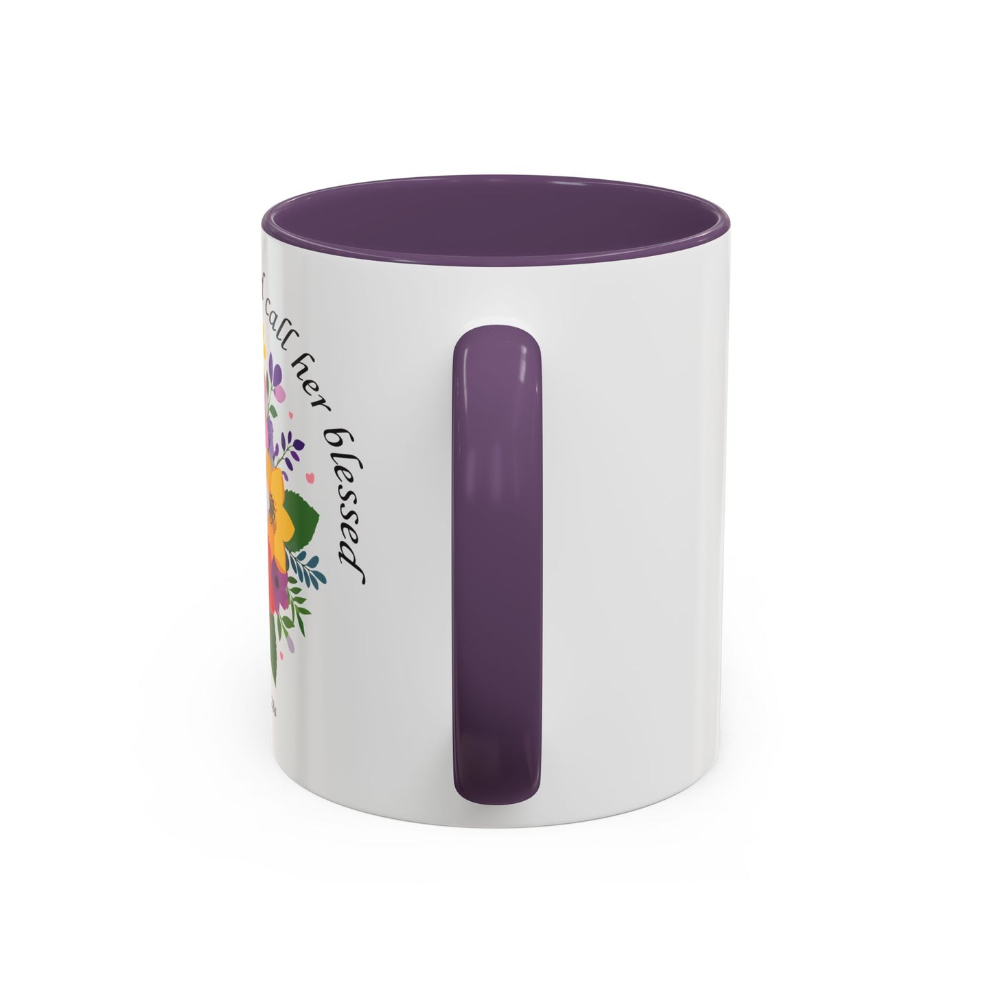 Floral Inspirational Coffee Mug - 'Her Children Arise and Call Her Blessed' - Perfect Gift for Moms