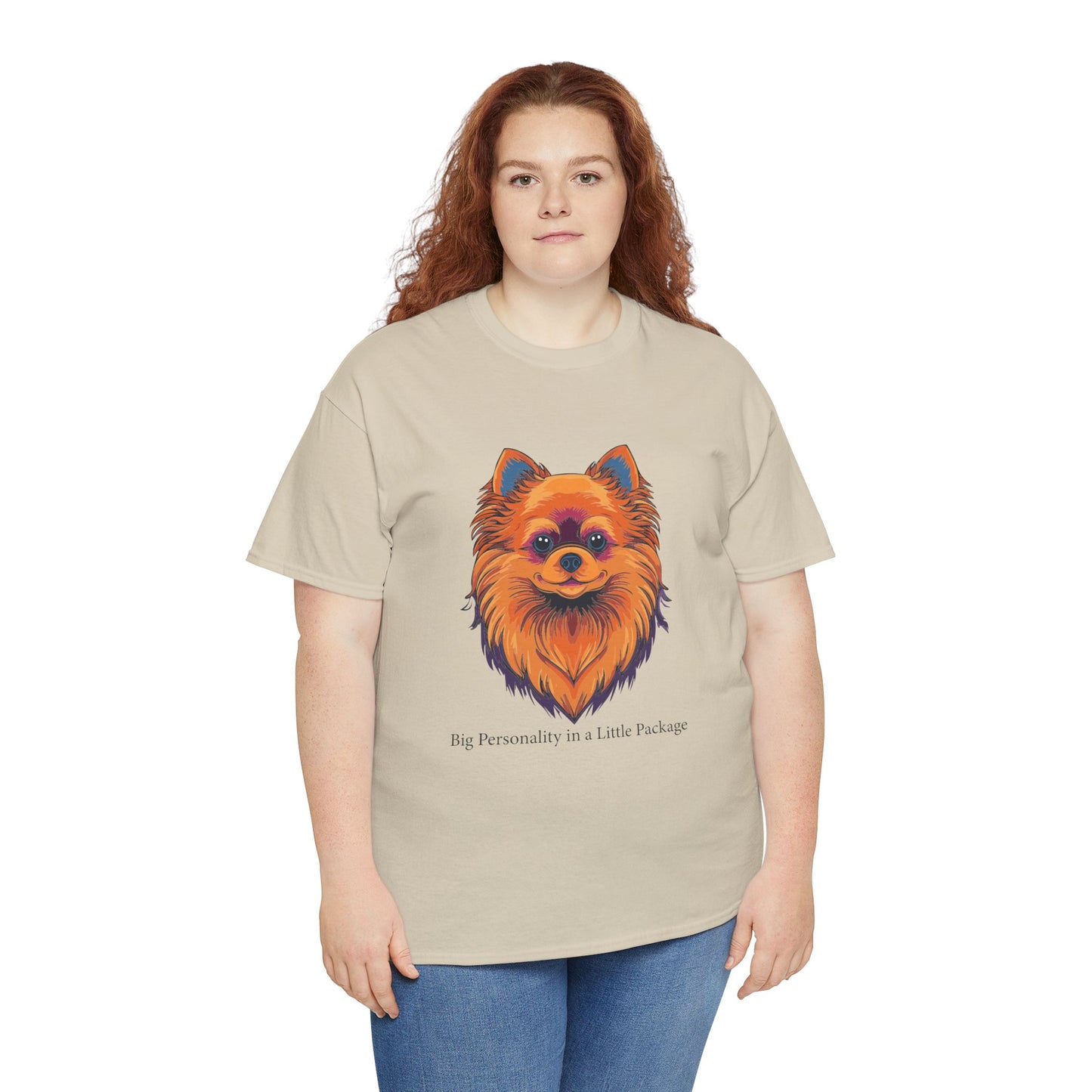 Pomerania - Gran personalidad en un paquete pequeño Camiseta unisex de algodón grueso