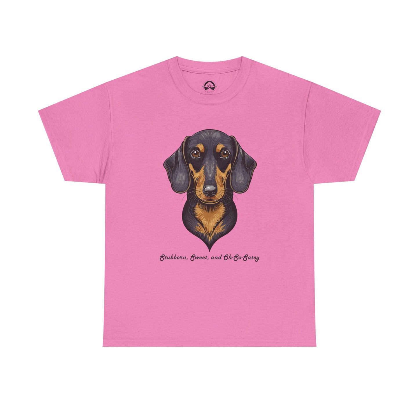 Camiseta unisex de algodón grueso para amantes de los perros salchicha: divertida y cómoda camiseta para mascotas