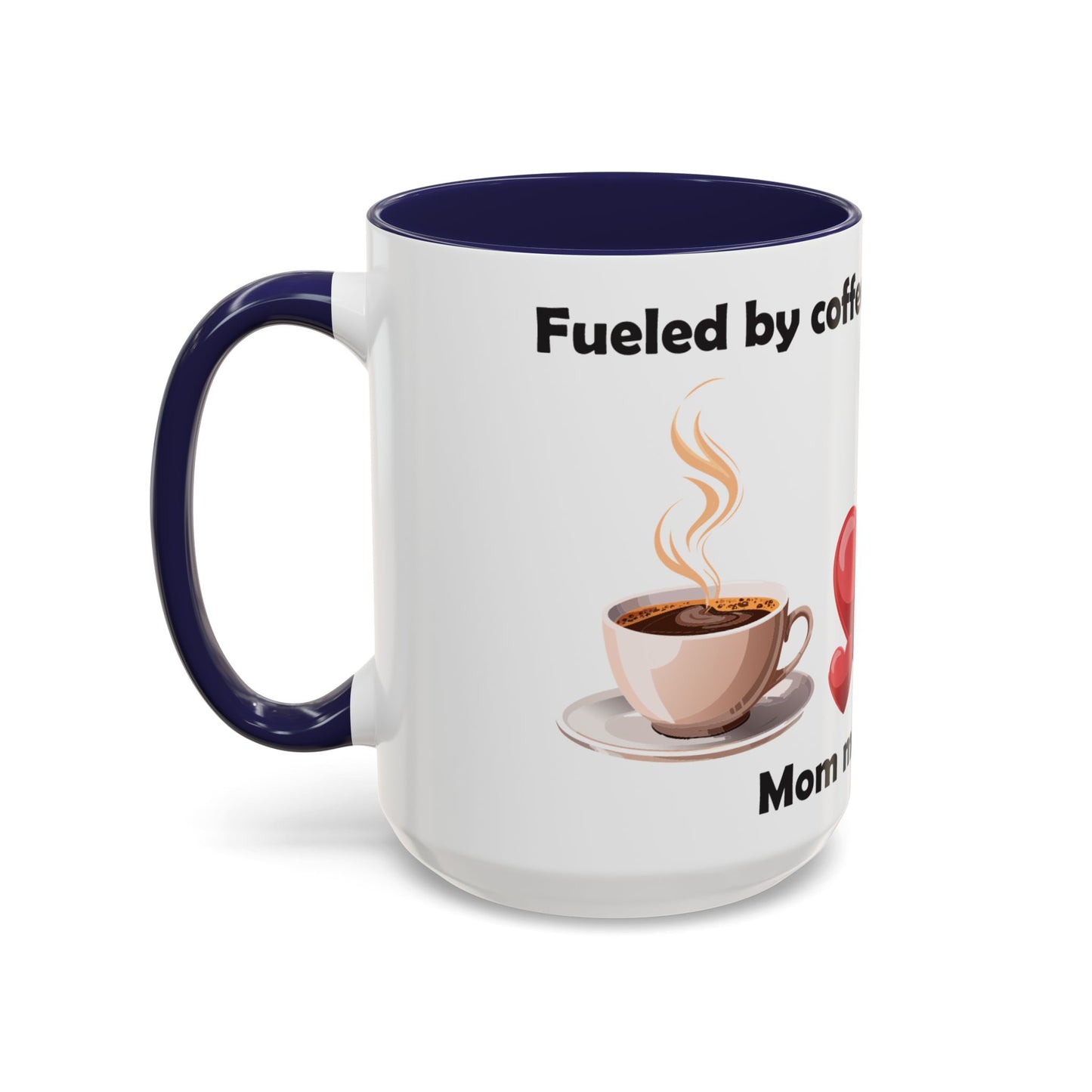 Mom Life Coffee Mug - 'Fueled by Coffee, Love & Chaos' - Perfect Gift for Moms