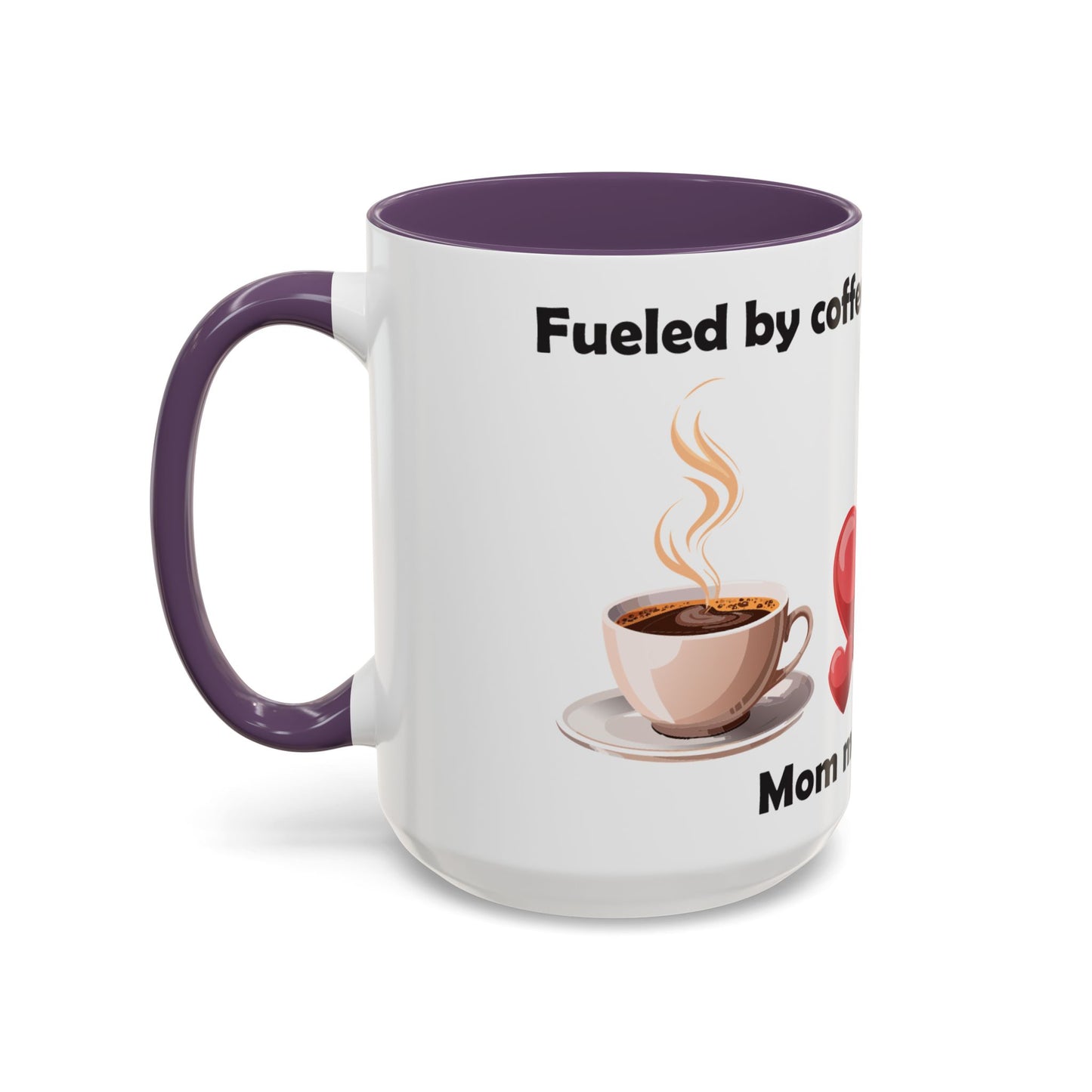 Mom Life Coffee Mug - 'Fueled by Coffee, Love & Chaos' - Perfect Gift for Moms