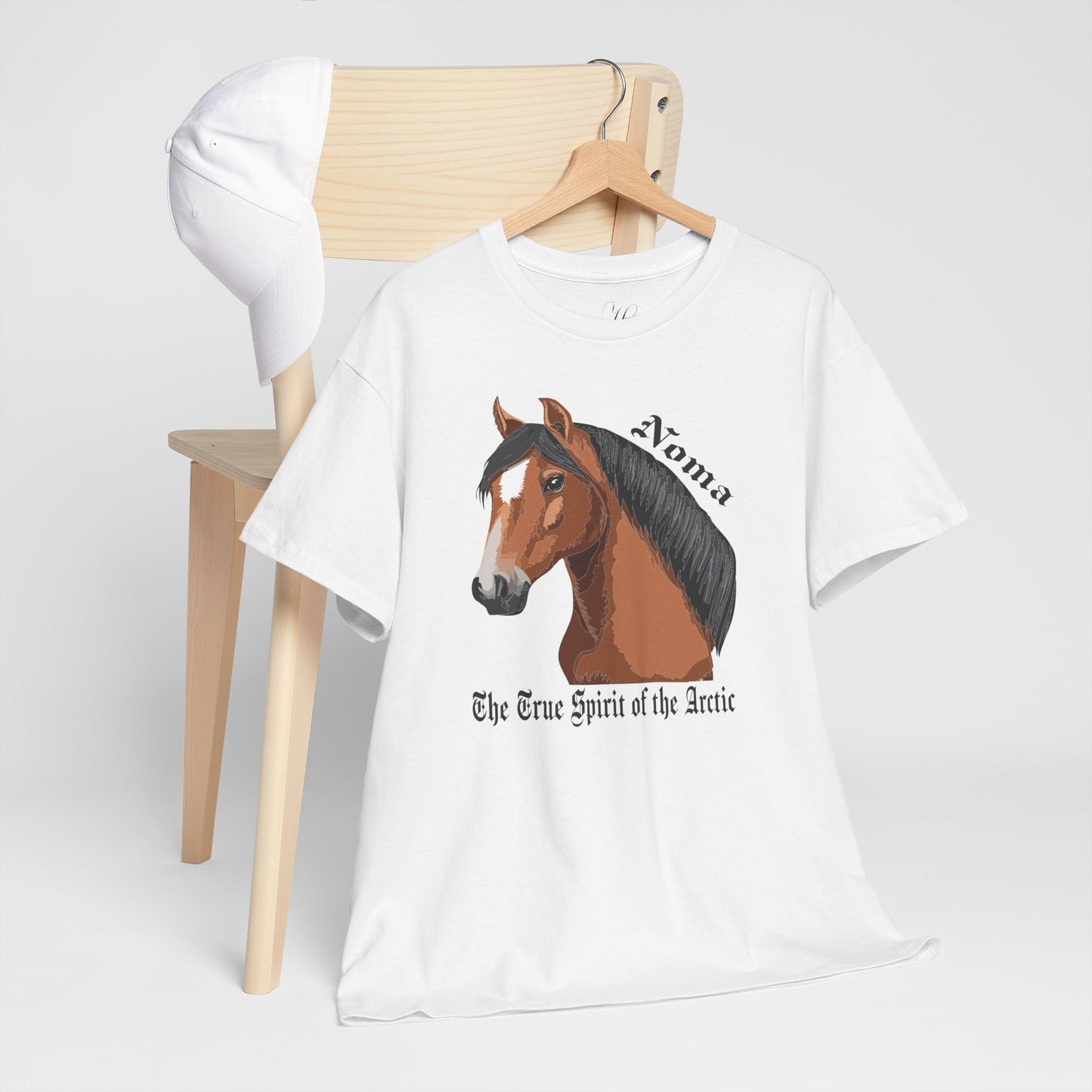 Noma The True Spirit of the Arctic Horse Tee - Unisex Heavy Cotton T-Shirt