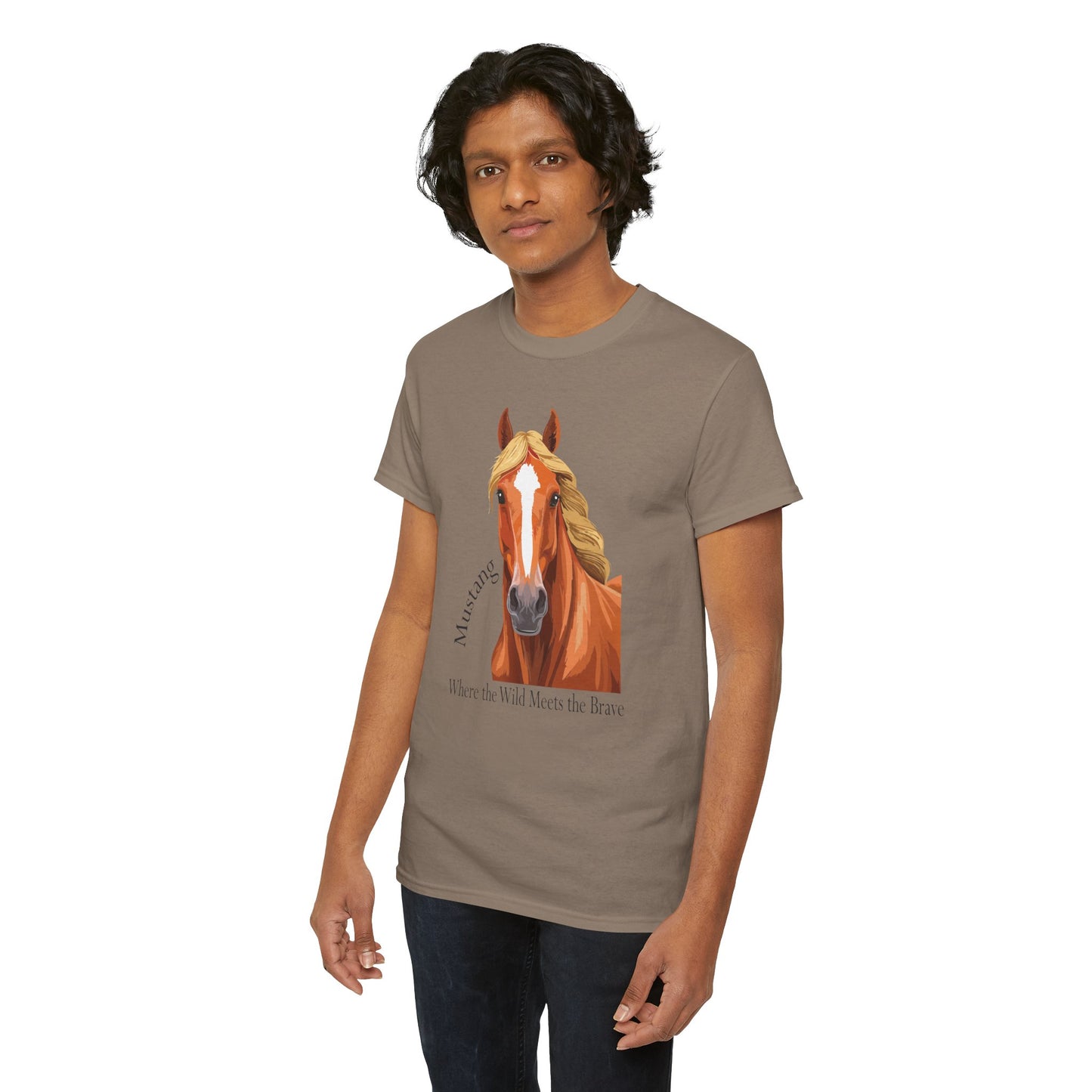 Mustang Unisex Heavy Cotton Tee