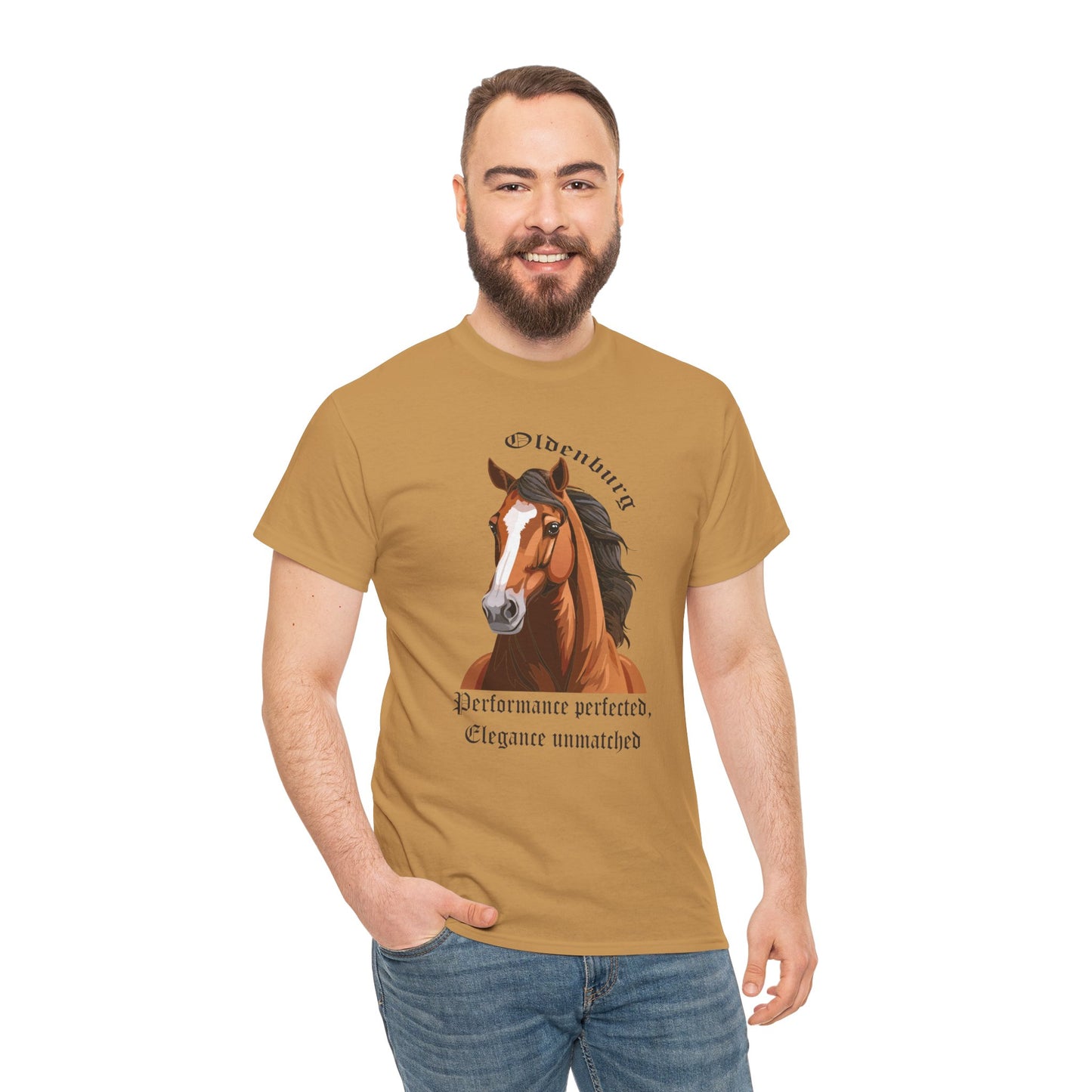 Oldenburg Unisex Heavy Cotton Tee - Performance Perfected, Elegance Unmatched