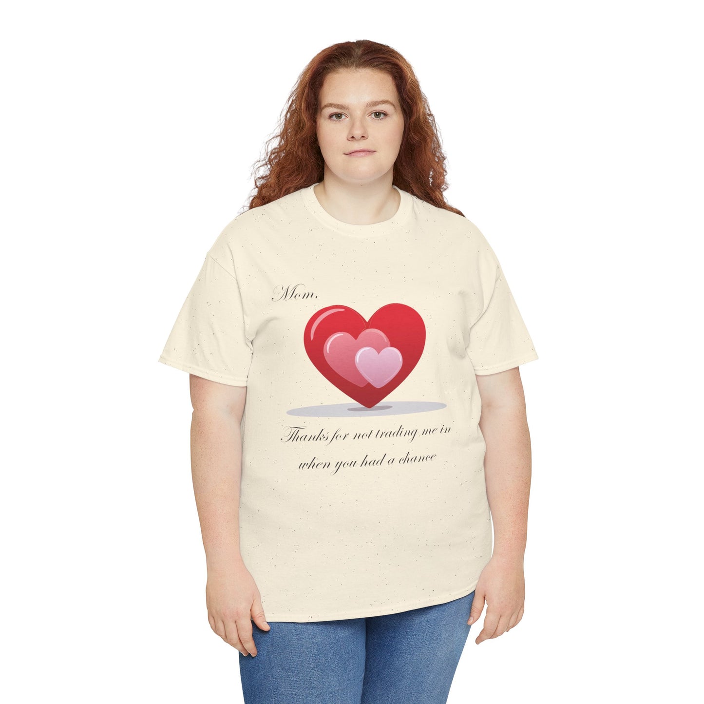 Mom Appreciation Unisex Heavy Cotton Tee - Heart Design