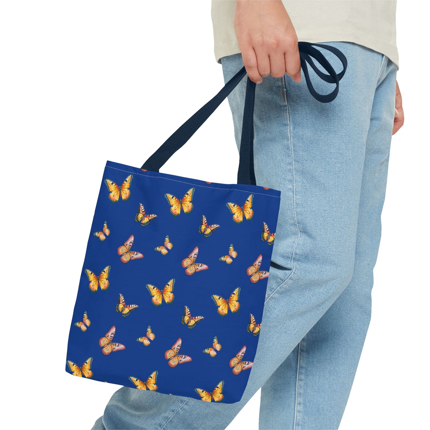 Colorful Butterfly Print Tote Bag - Stylish & Functional