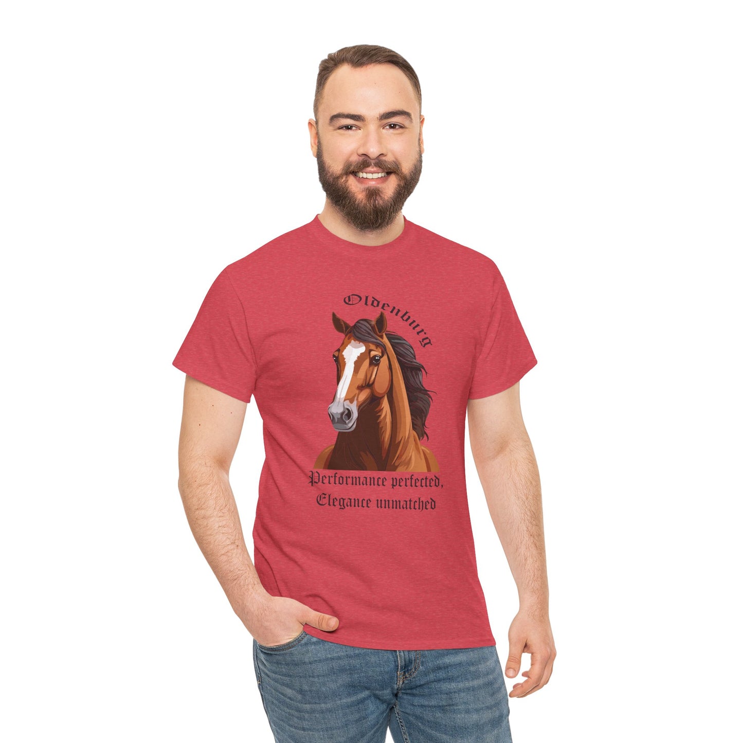 Oldenburg Unisex Heavy Cotton Tee - Performance Perfected, Elegance Unmatched