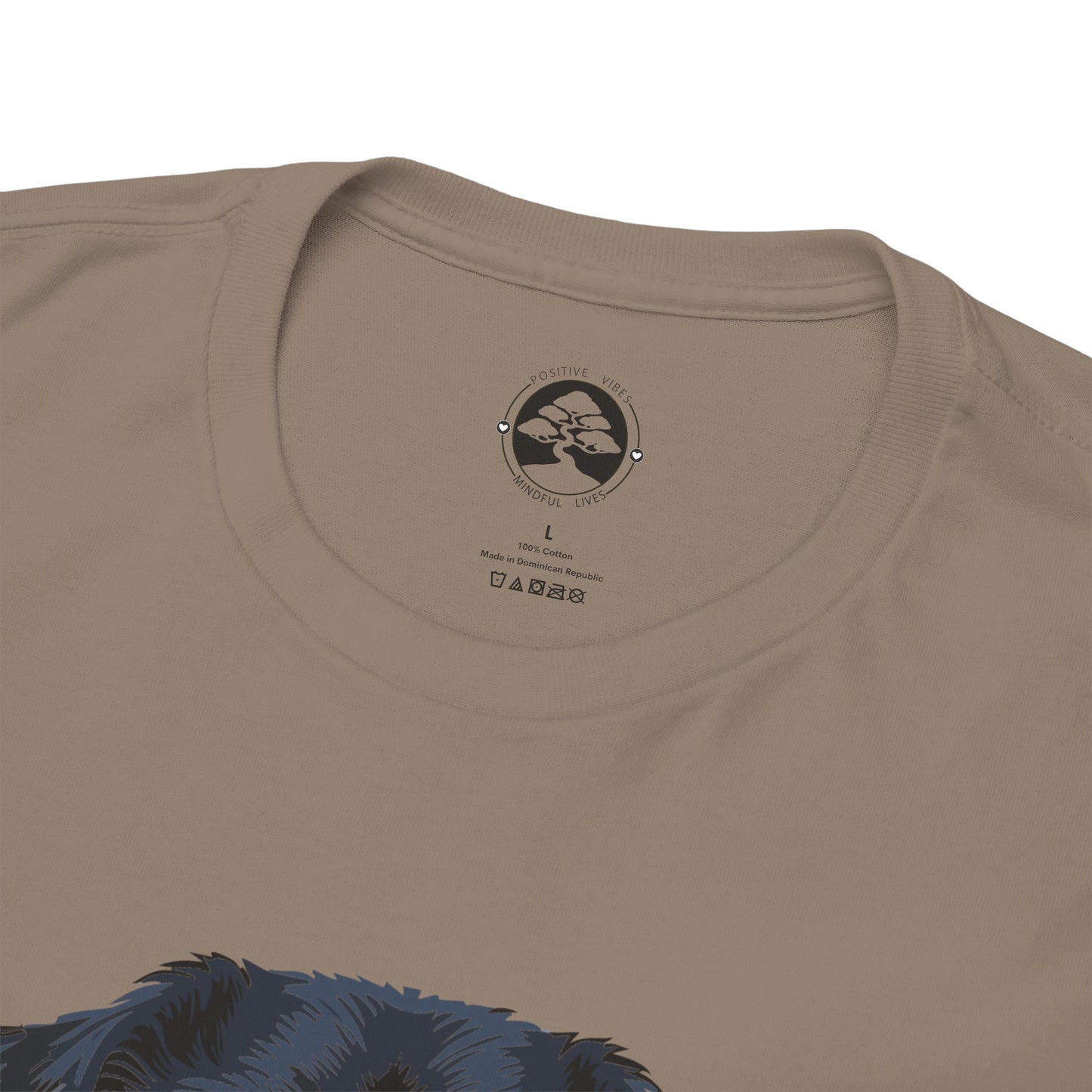 Camiseta unisex de algodón grueso Rottweiler - Power Wraped in Lover