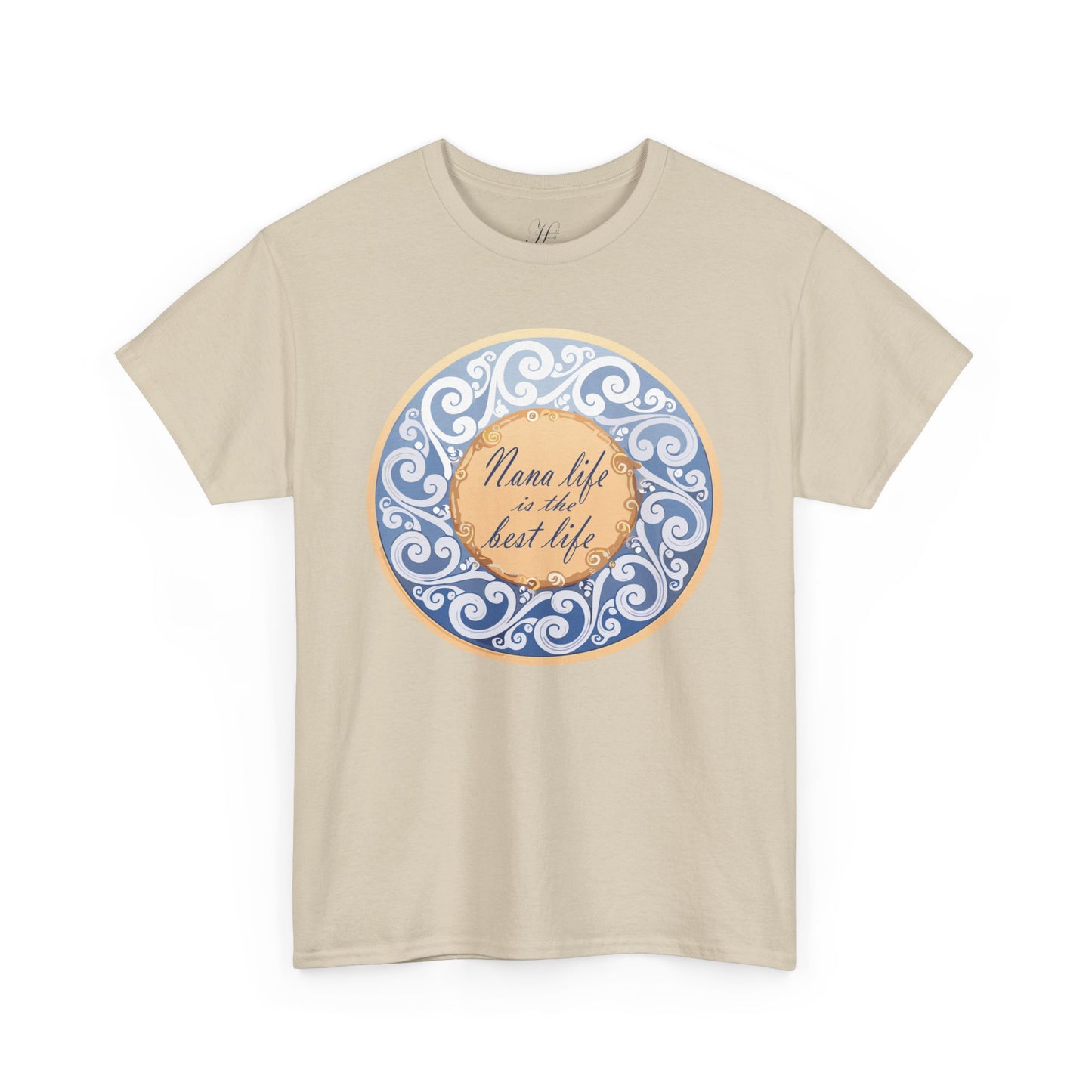 Motivational Unisex Heavy Cotton Tee - "Nana Life is the Best Life"