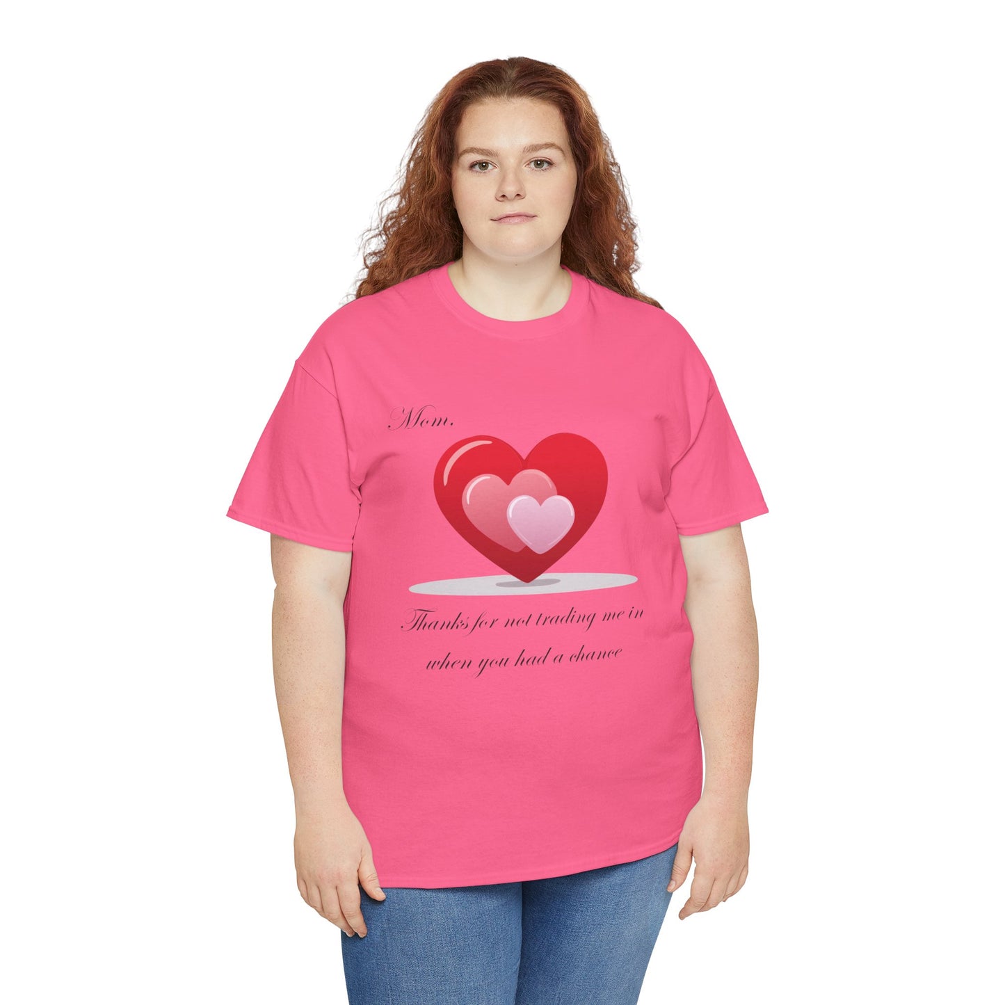 Mom Appreciation Unisex Heavy Cotton Tee - Heart Design